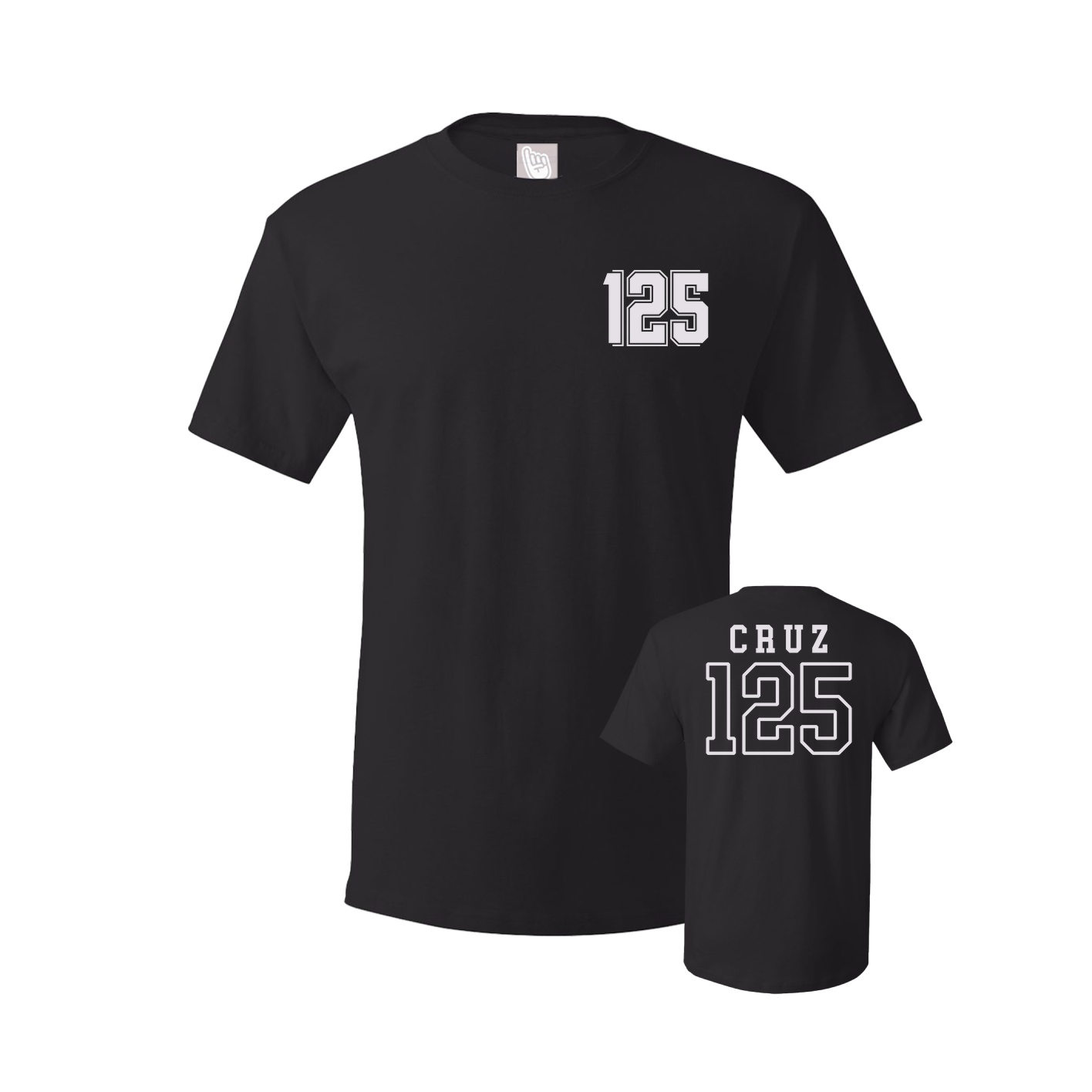 Youth Tee — Chest Back in Black