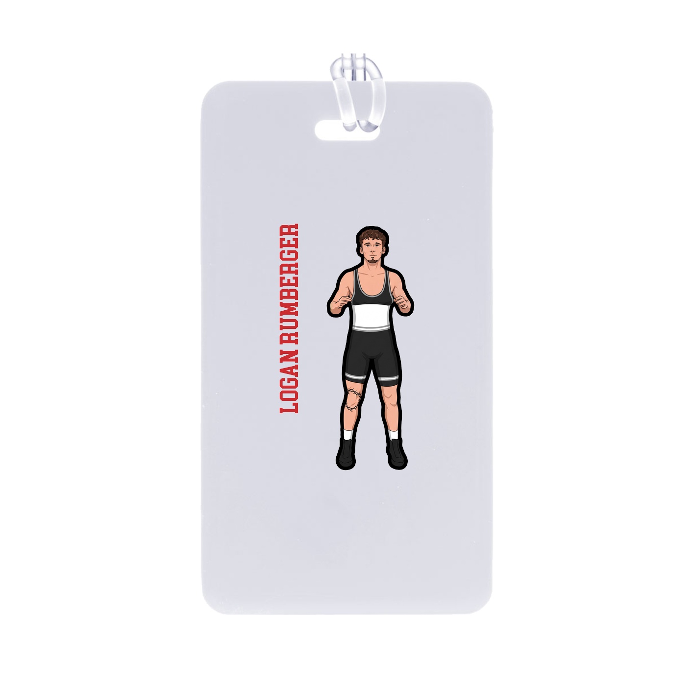 Bag Tag — Name Vertical in Classic