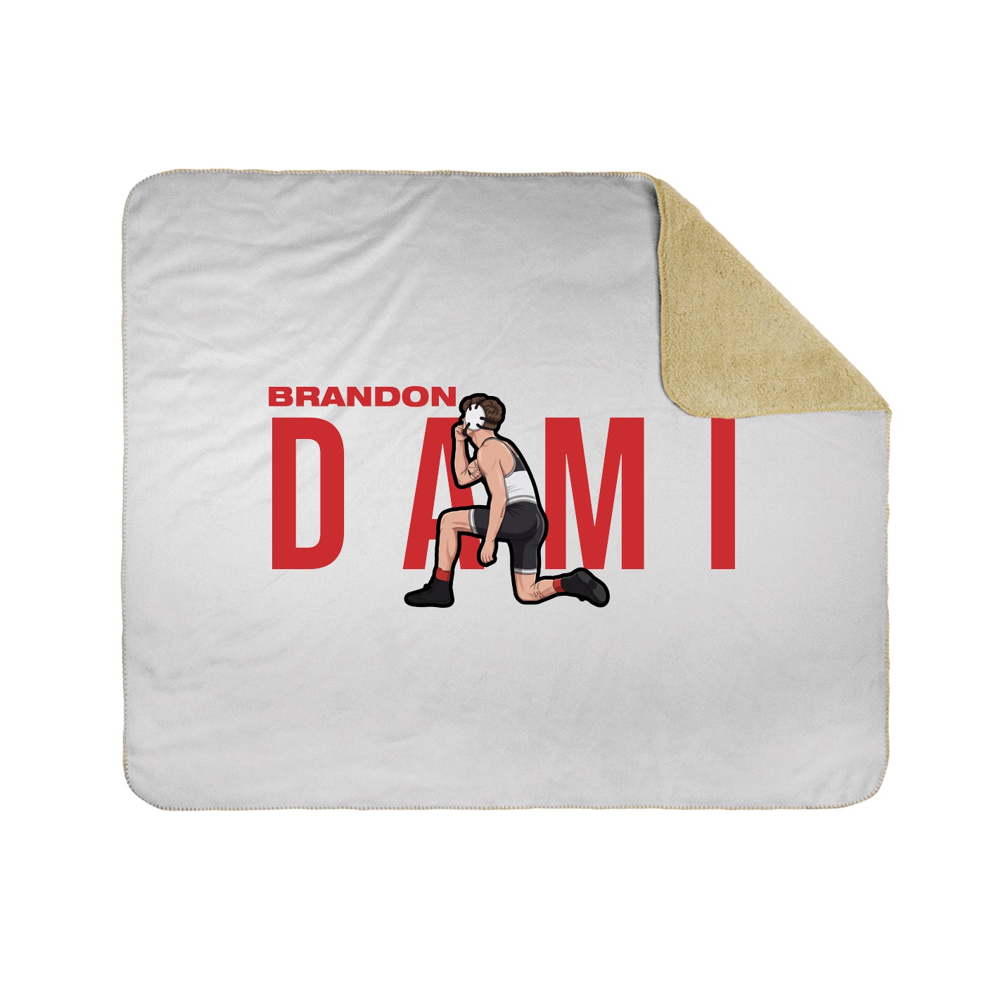 Throw Blanket — Player Name in White