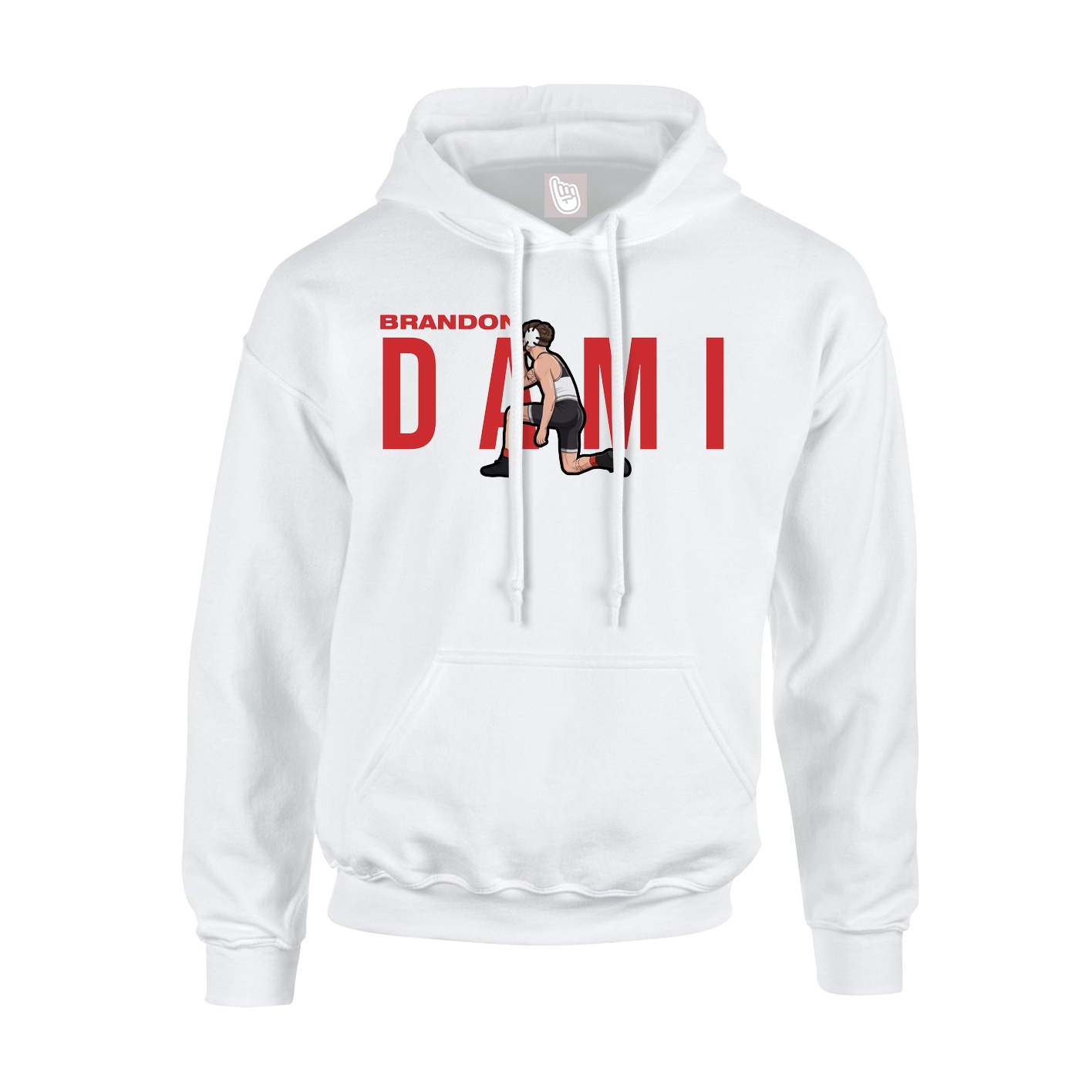 Youth Hoodie — Player Name in White