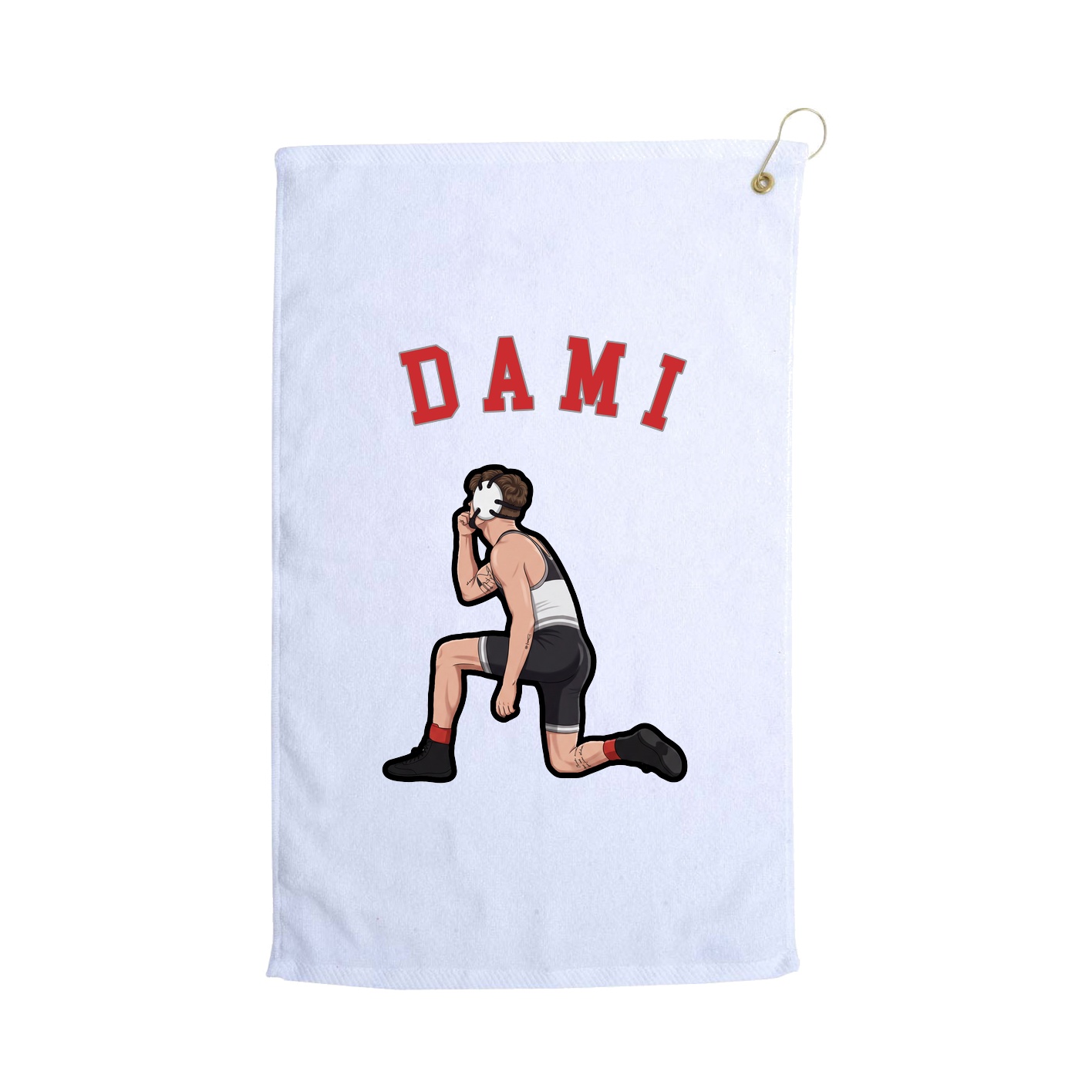 Golf Towel — Shirsey Arch in White
