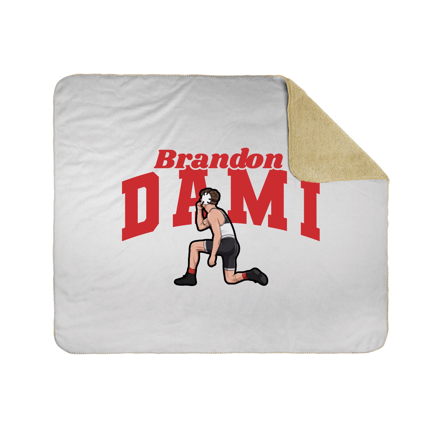 Throw Blanket — Signature Arch in White