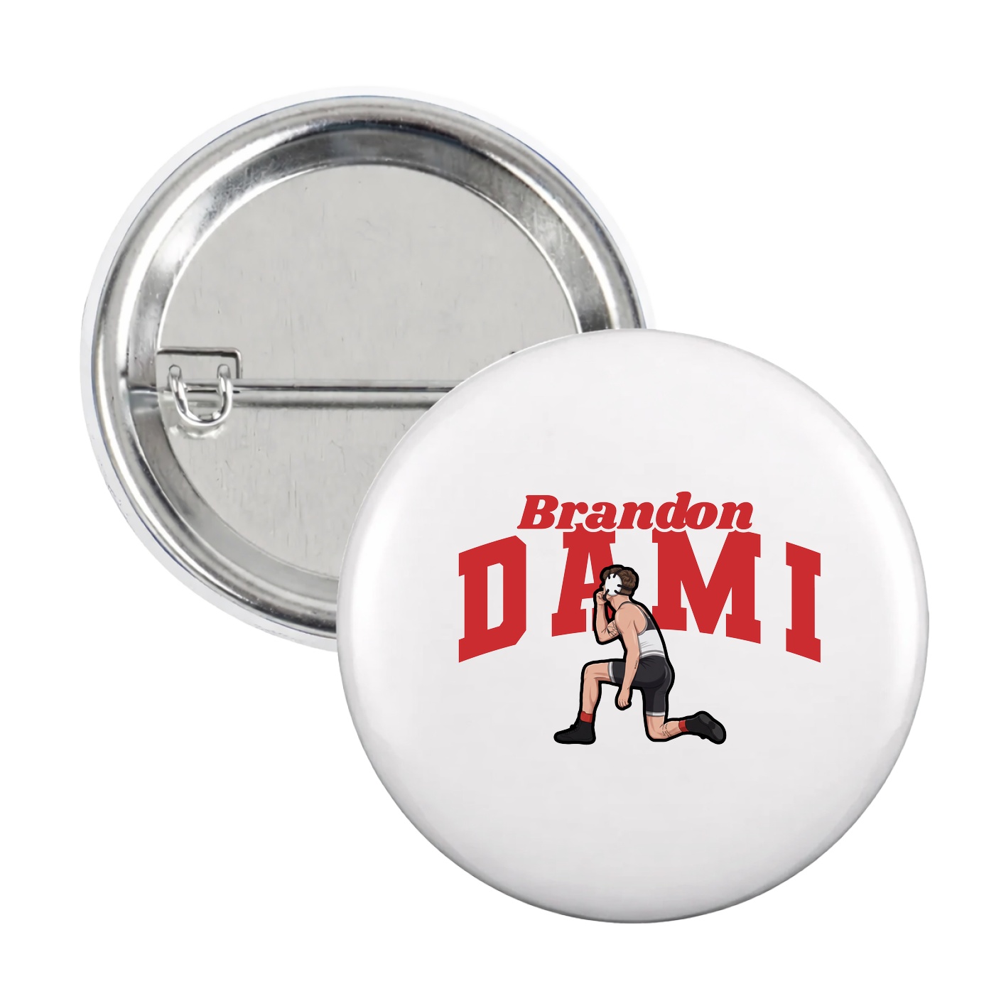 Game Day Button — Signature Arch in White