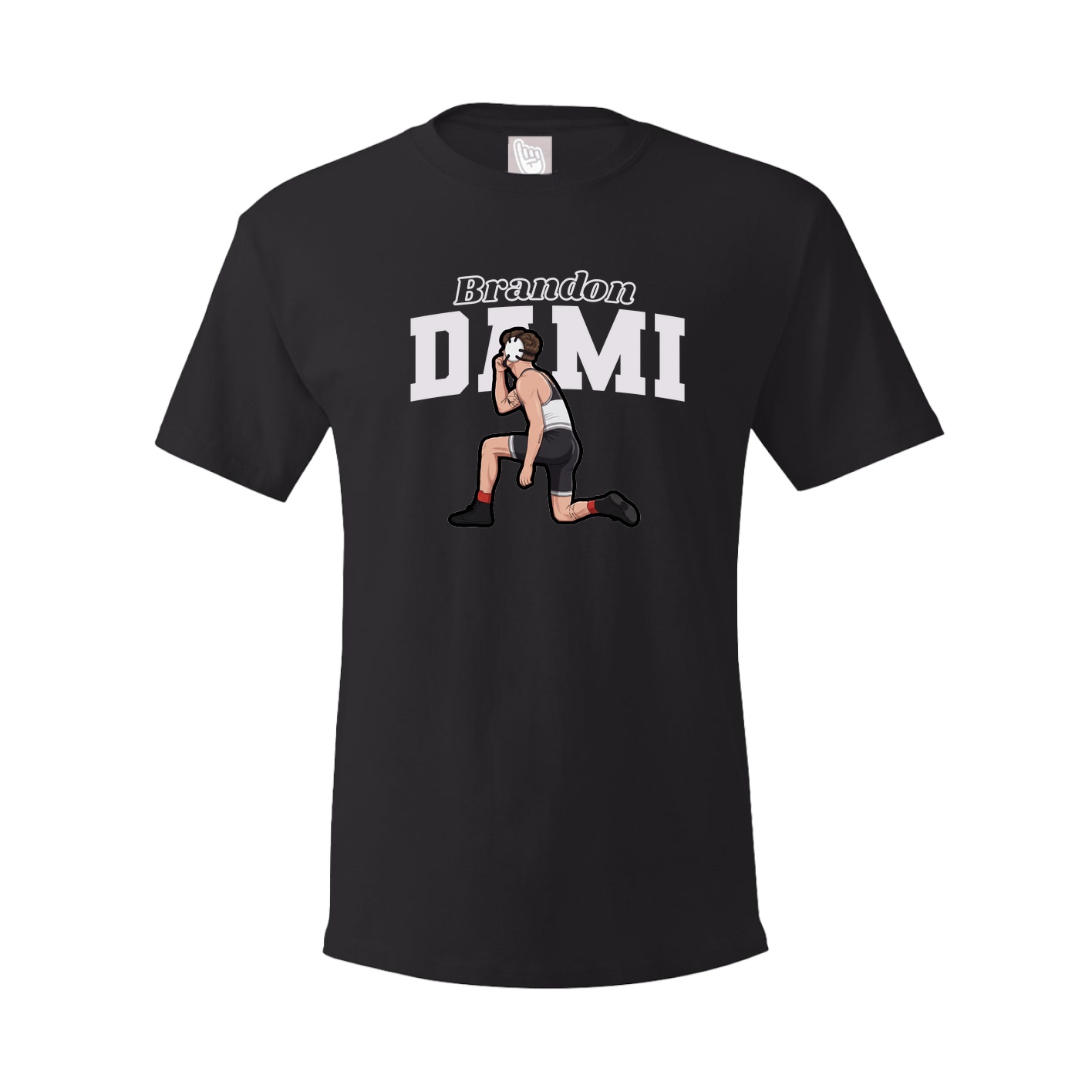 Youth Tee — Name Arch in Black