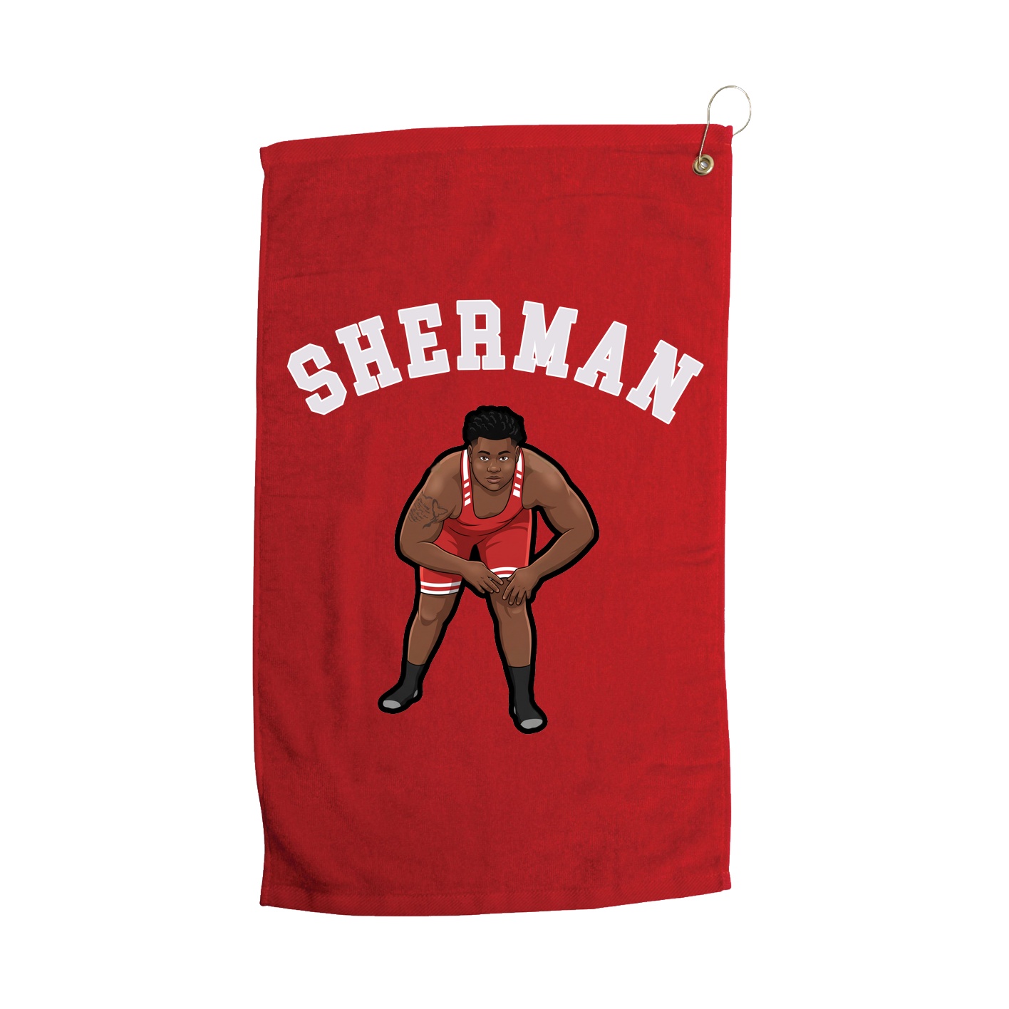 Golf Towel — Shirsey Arch in Red