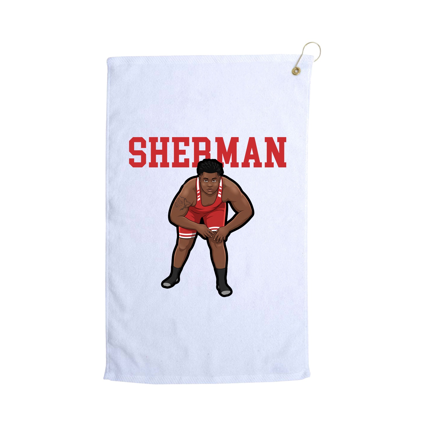 Golf Towel — Shirsey in White