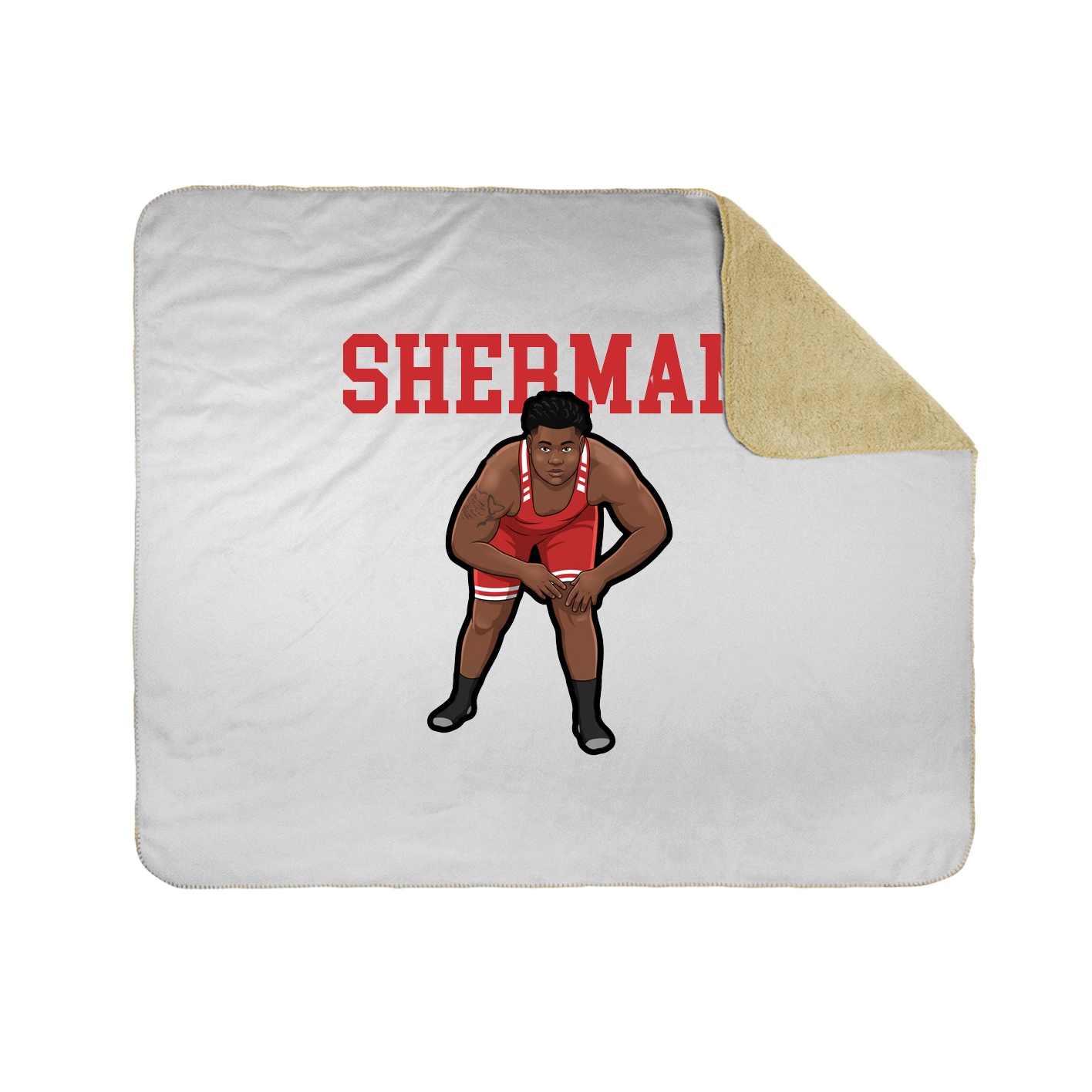 Throw Blanket — Shirsey in White