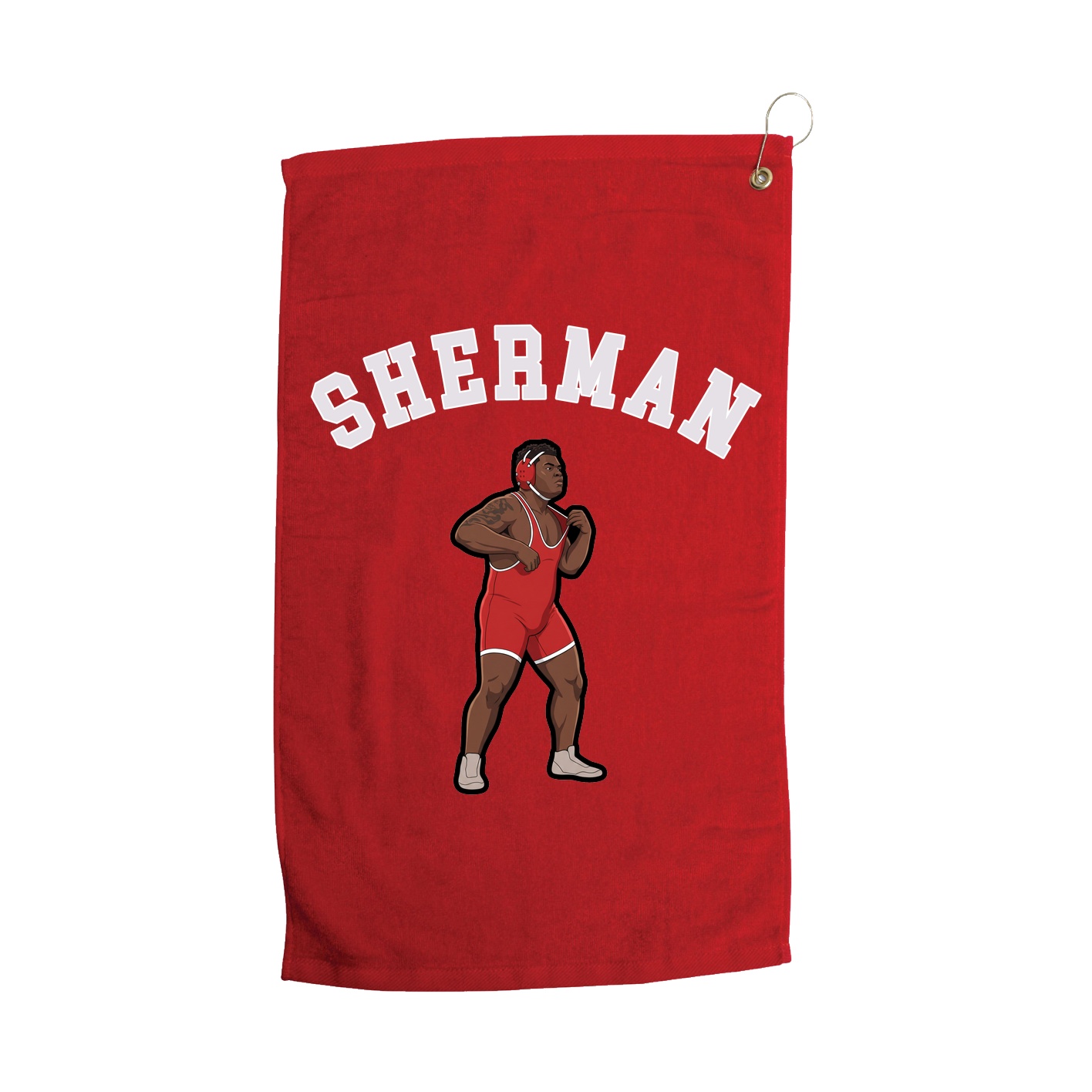 Golf Towel — Shirsey Arch in Red