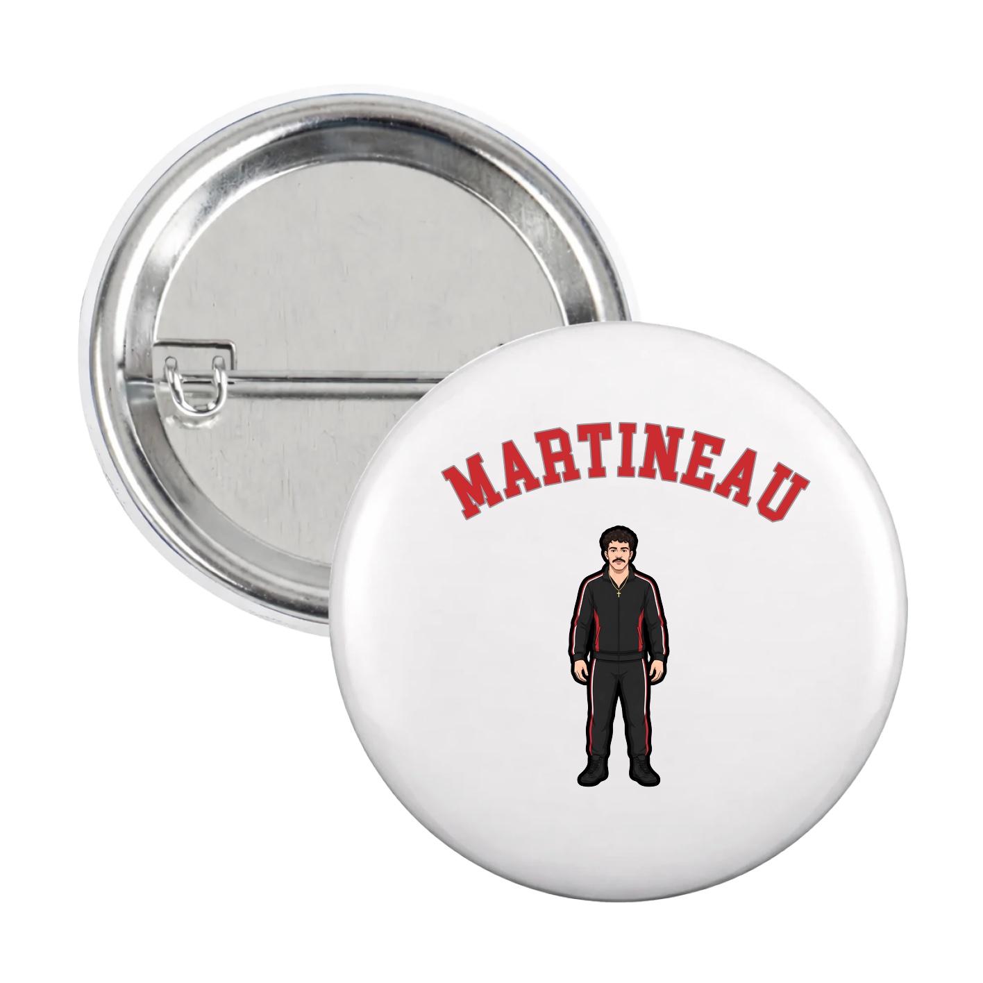 Game Day Button — Shirsey Arch in White