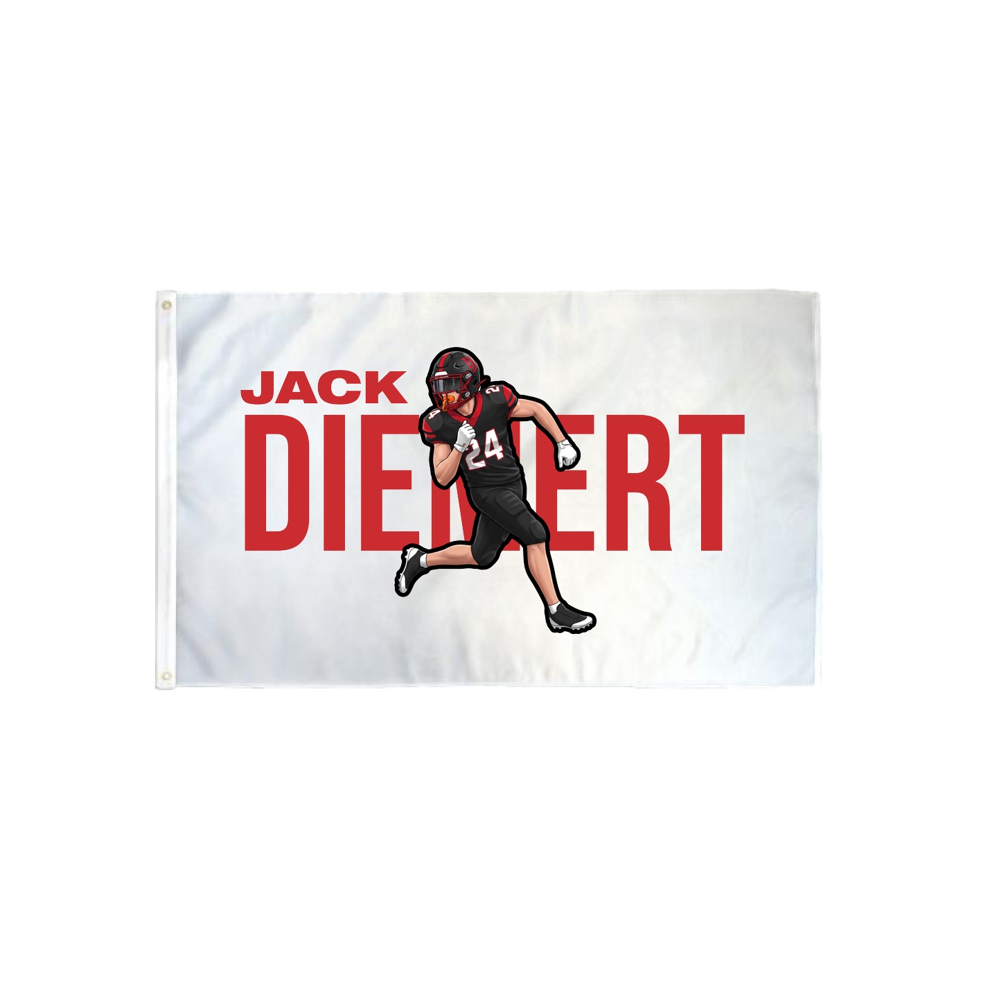 3x5 Flag — Player Name in Classic