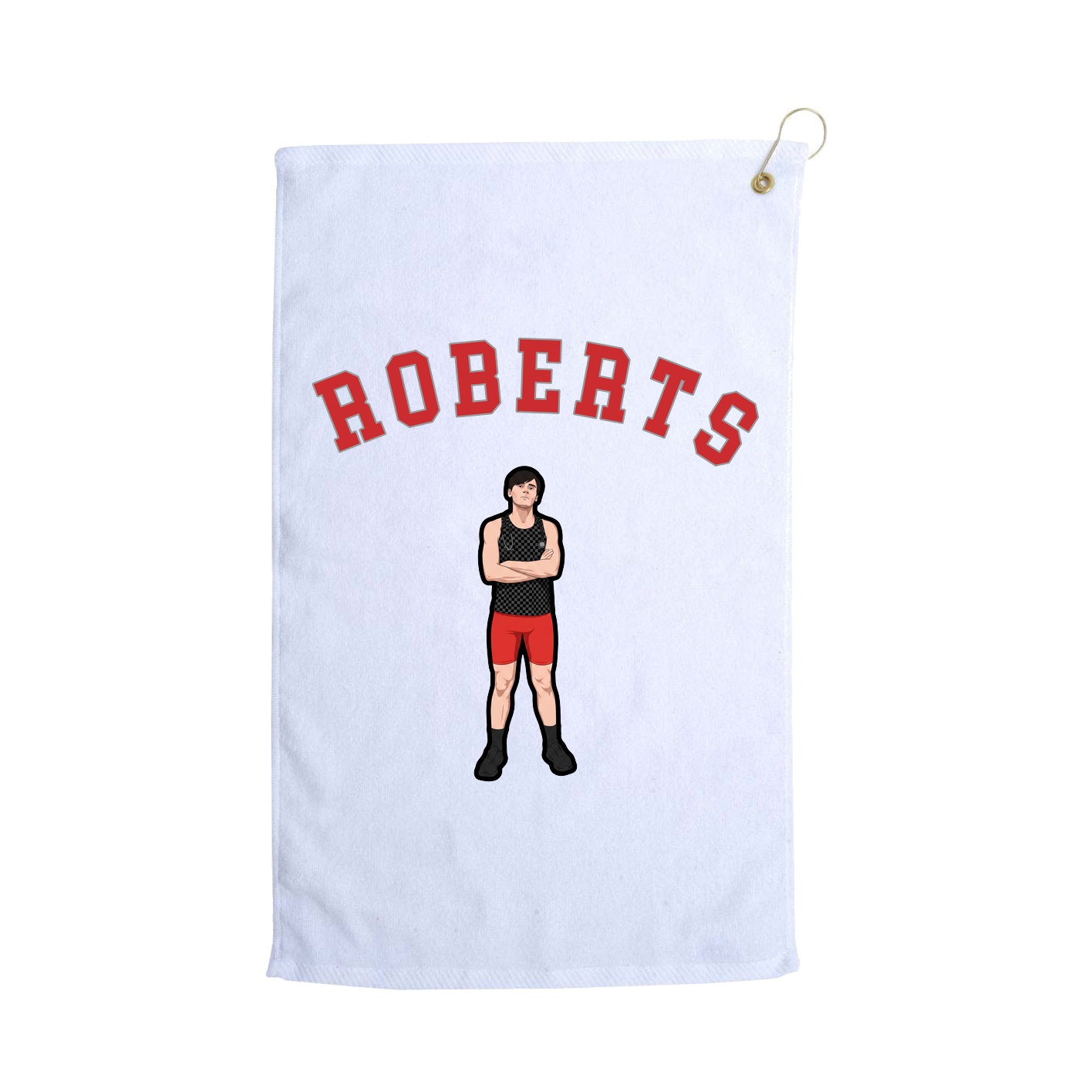 Golf Towel — Shirsey Arch in White