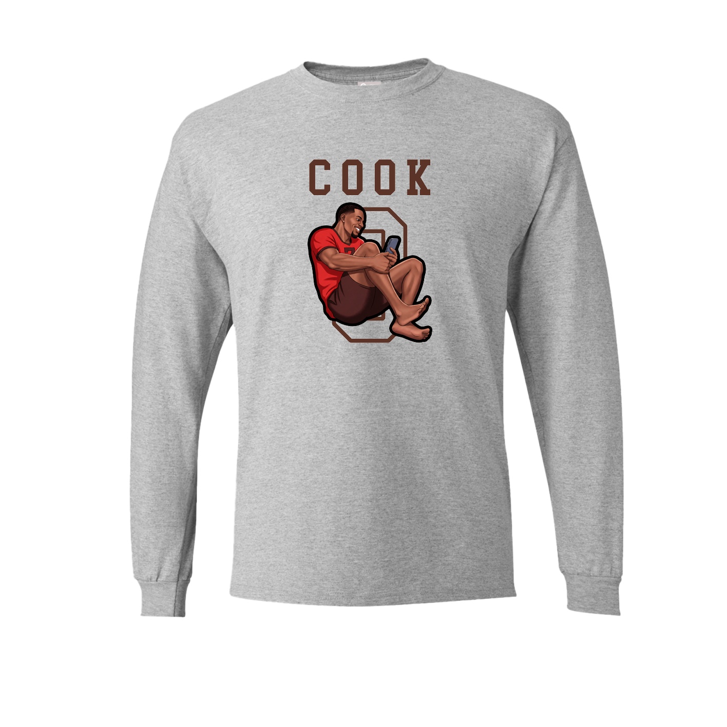 Long Sleeve Tee — Shirsey in Grey