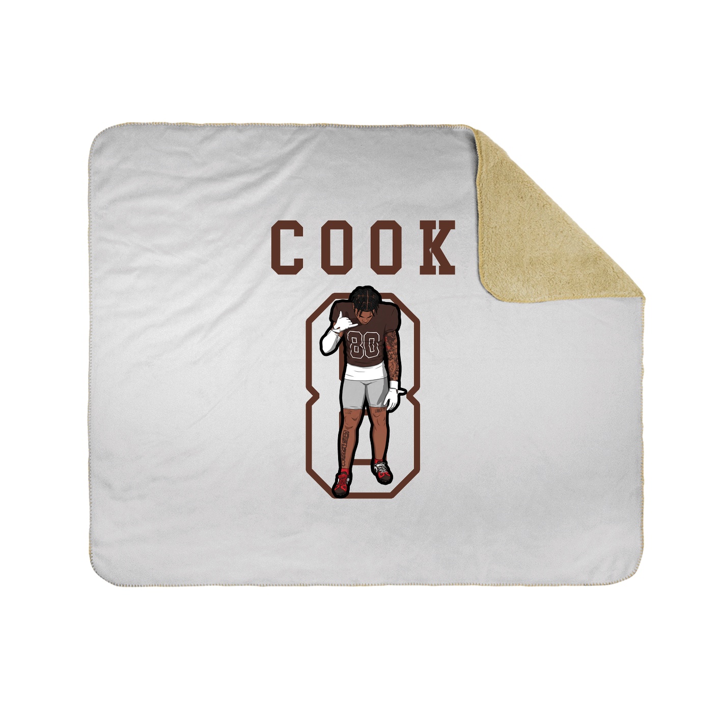 Throw Blanket — Shirsey in White