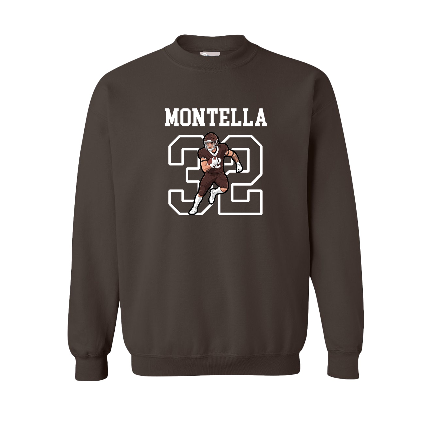 Fleece Crew — Shirsey in Brown