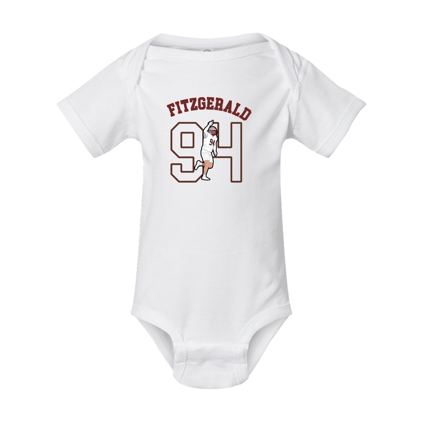 Baby Onesie — Shirsey Arch in White