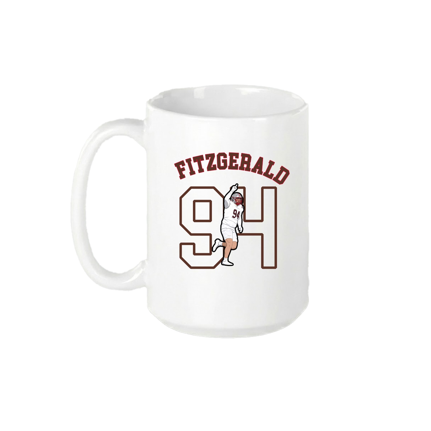 15oz Coffee Mug — Shirsey Arch in White