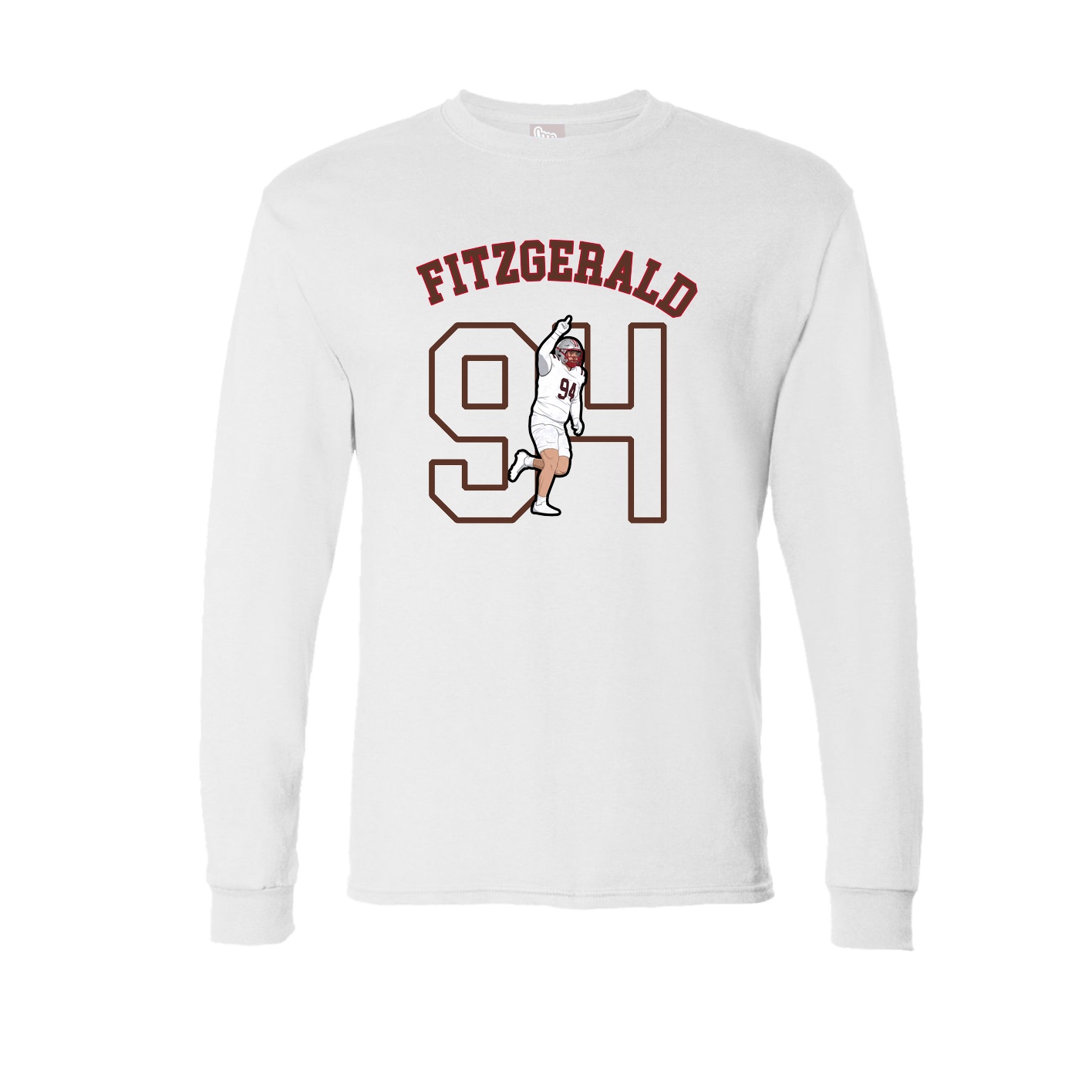 Long Sleeve Tee — Shirsey Arch in White
