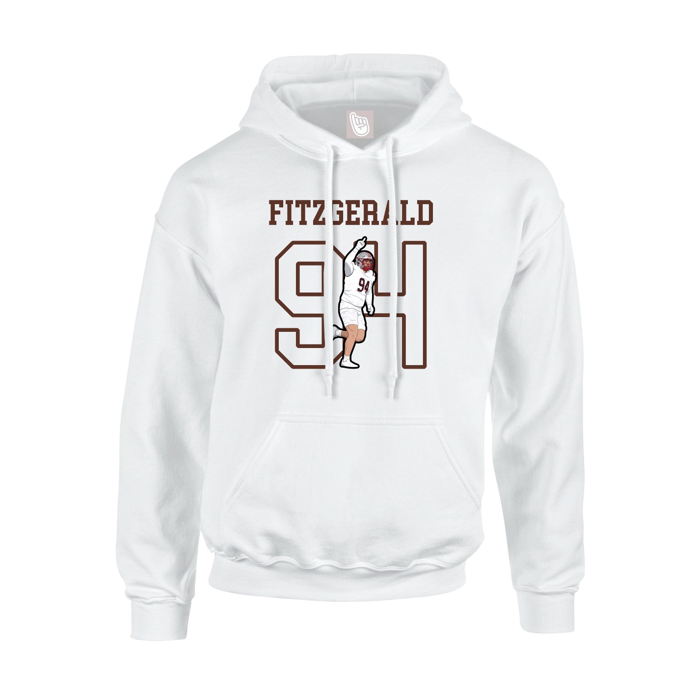 Youth Hoodie — Shirsey in White