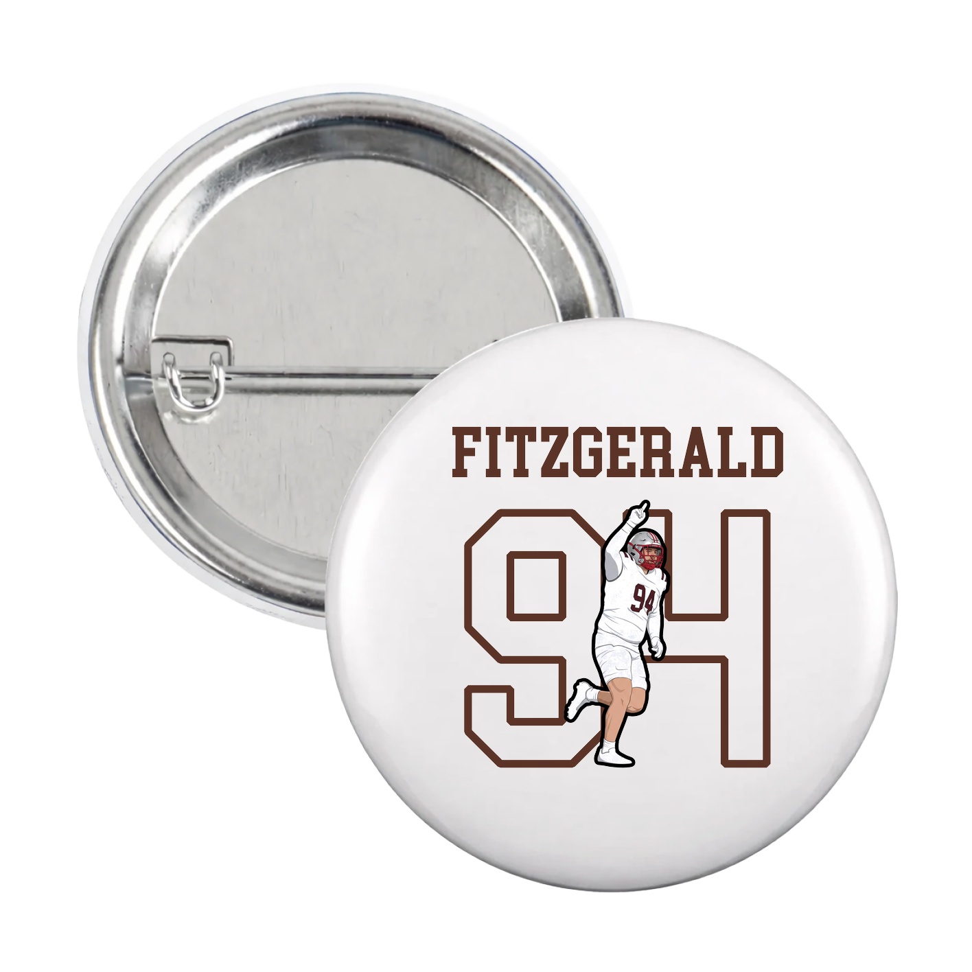 Game Day Button — Shirsey in White