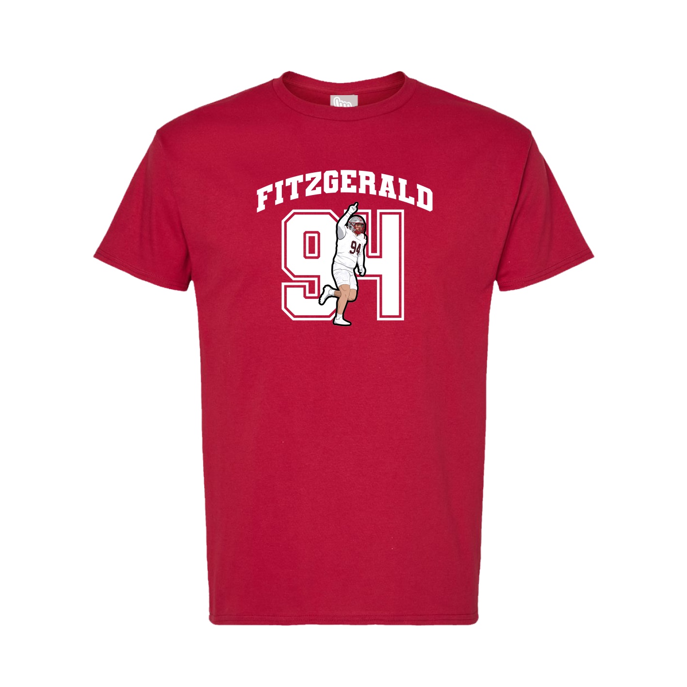 Tee — Number in Crimson