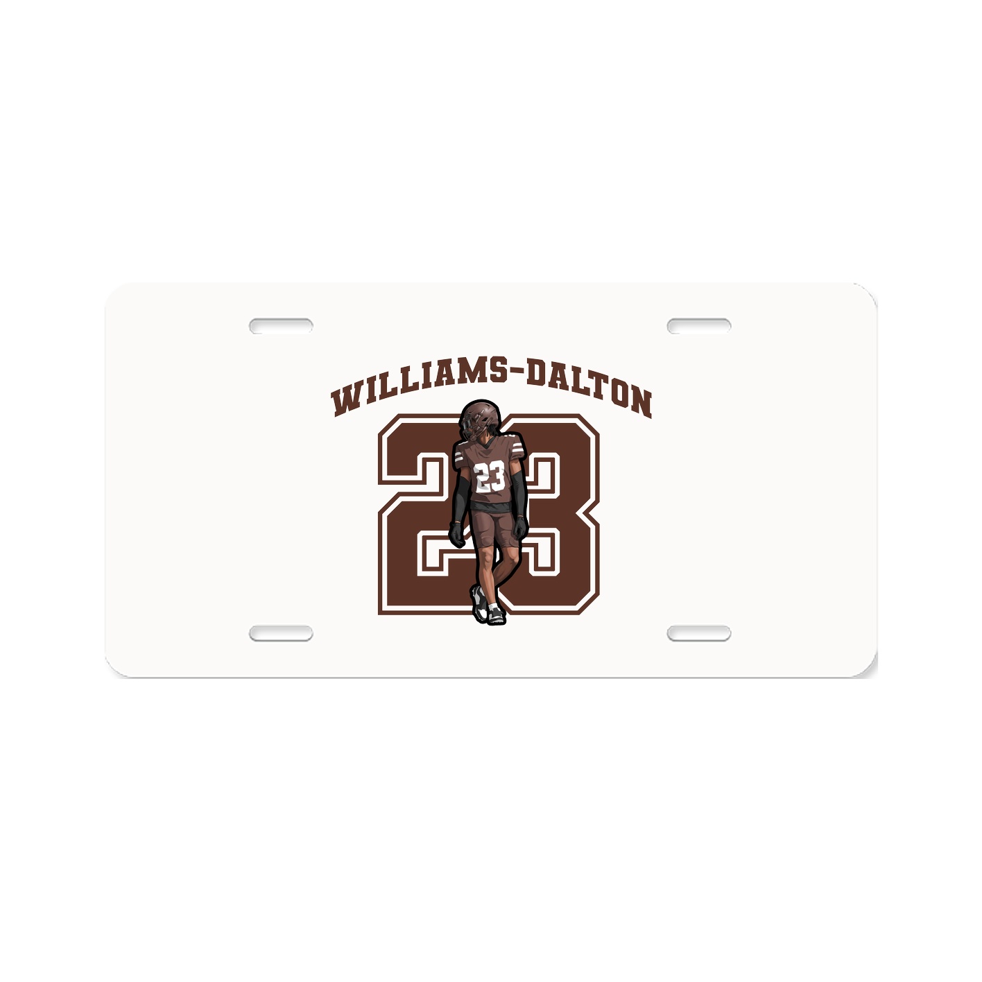 License Plate — Number in Classic