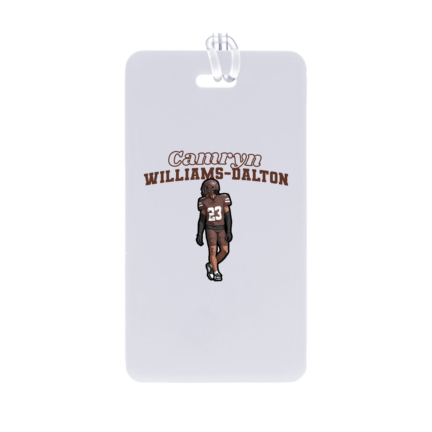 Bag Tag — Name Arch in Classic