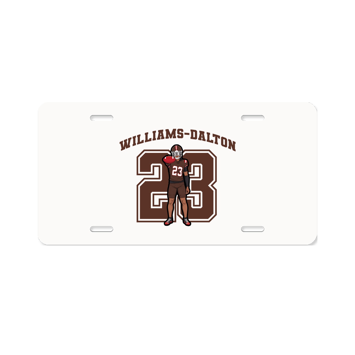 License Plate — Number in Classic