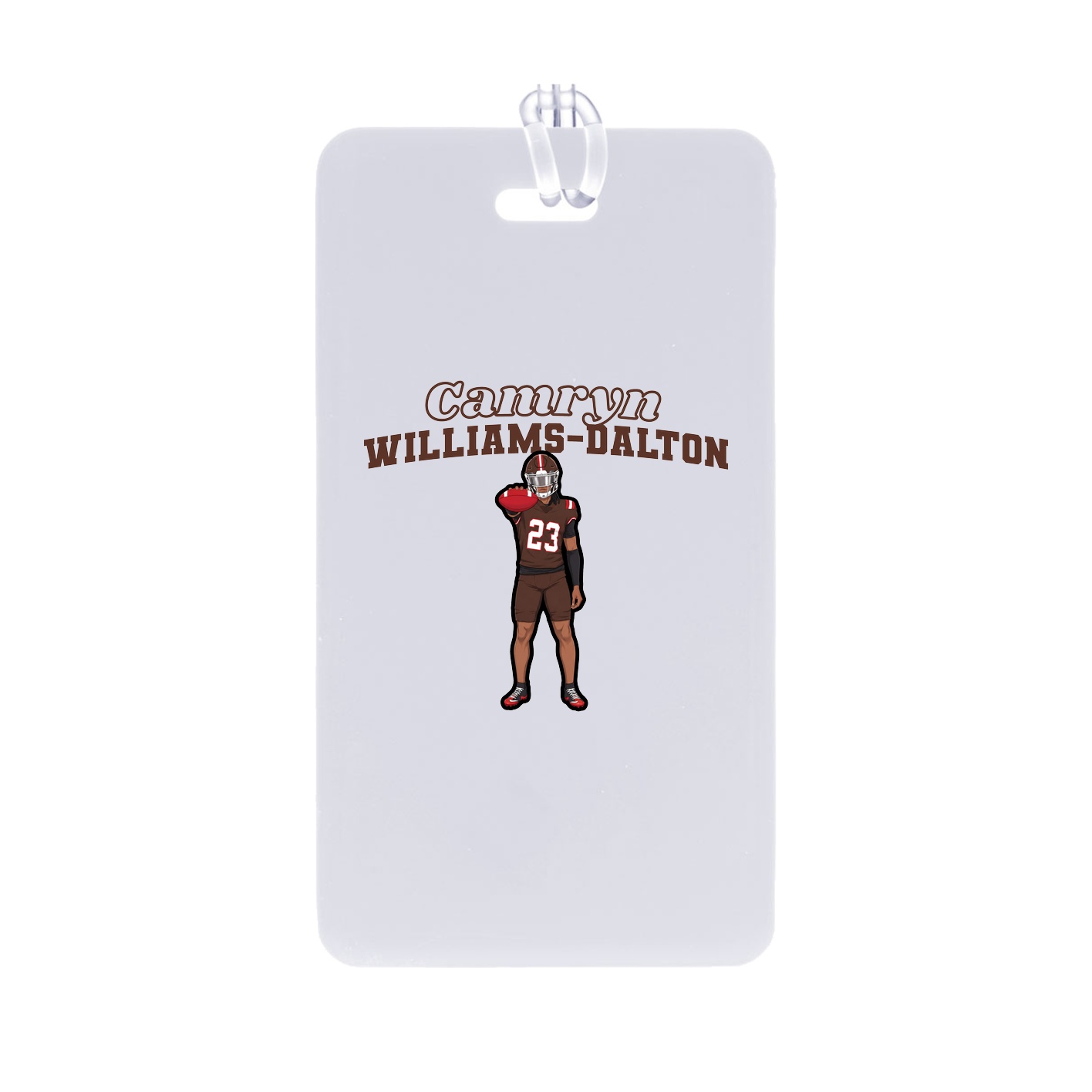 Bag Tag — Name Arch in Classic
