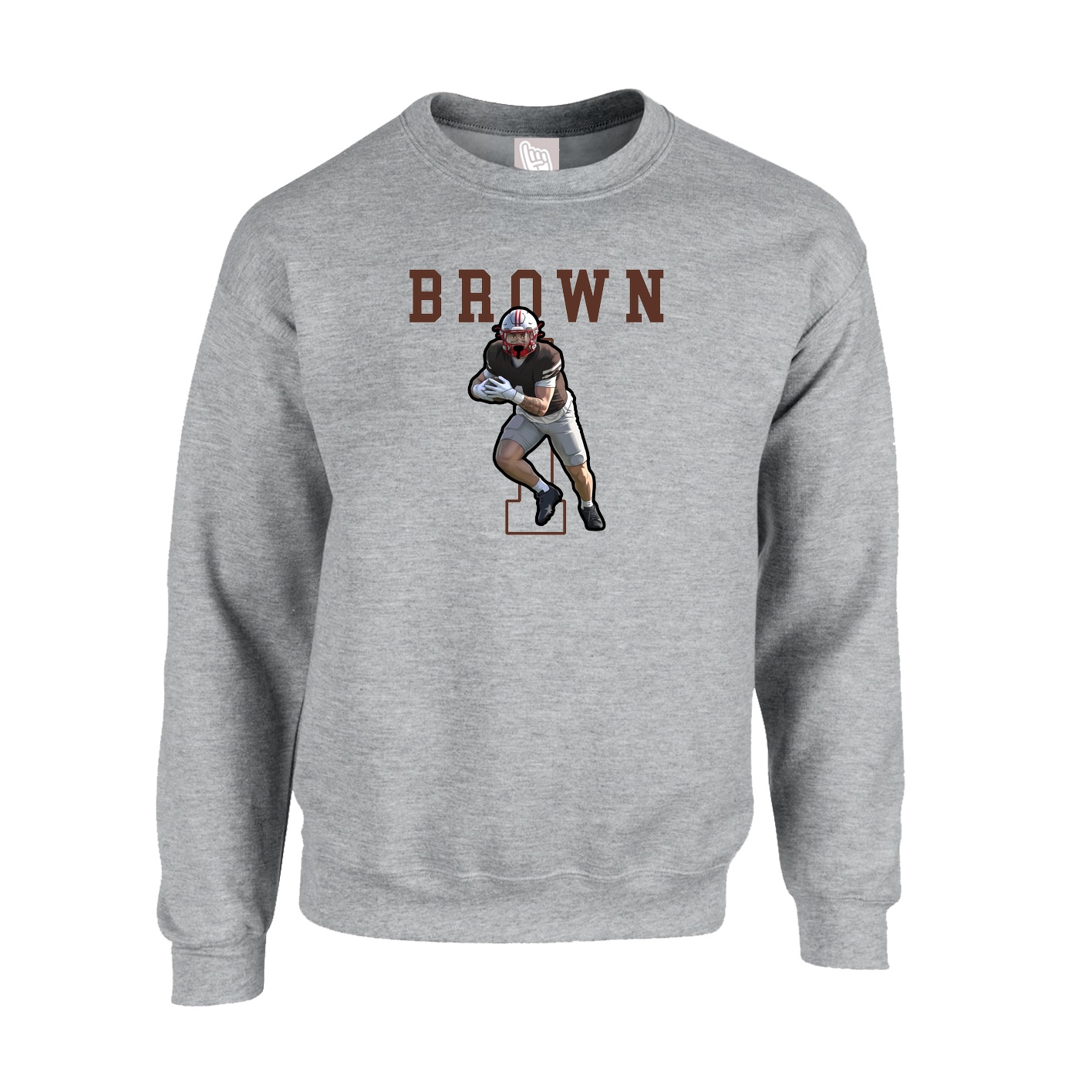 Fleece Crew — Shirsey in Grey