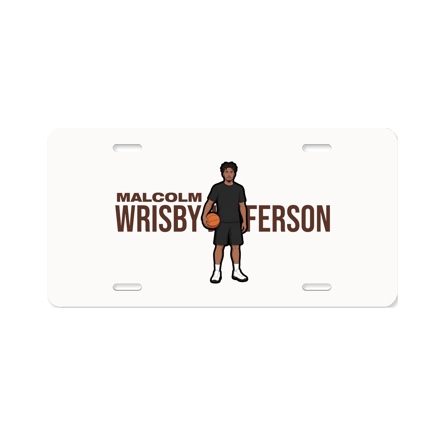 License Plate — Player Name in Classic