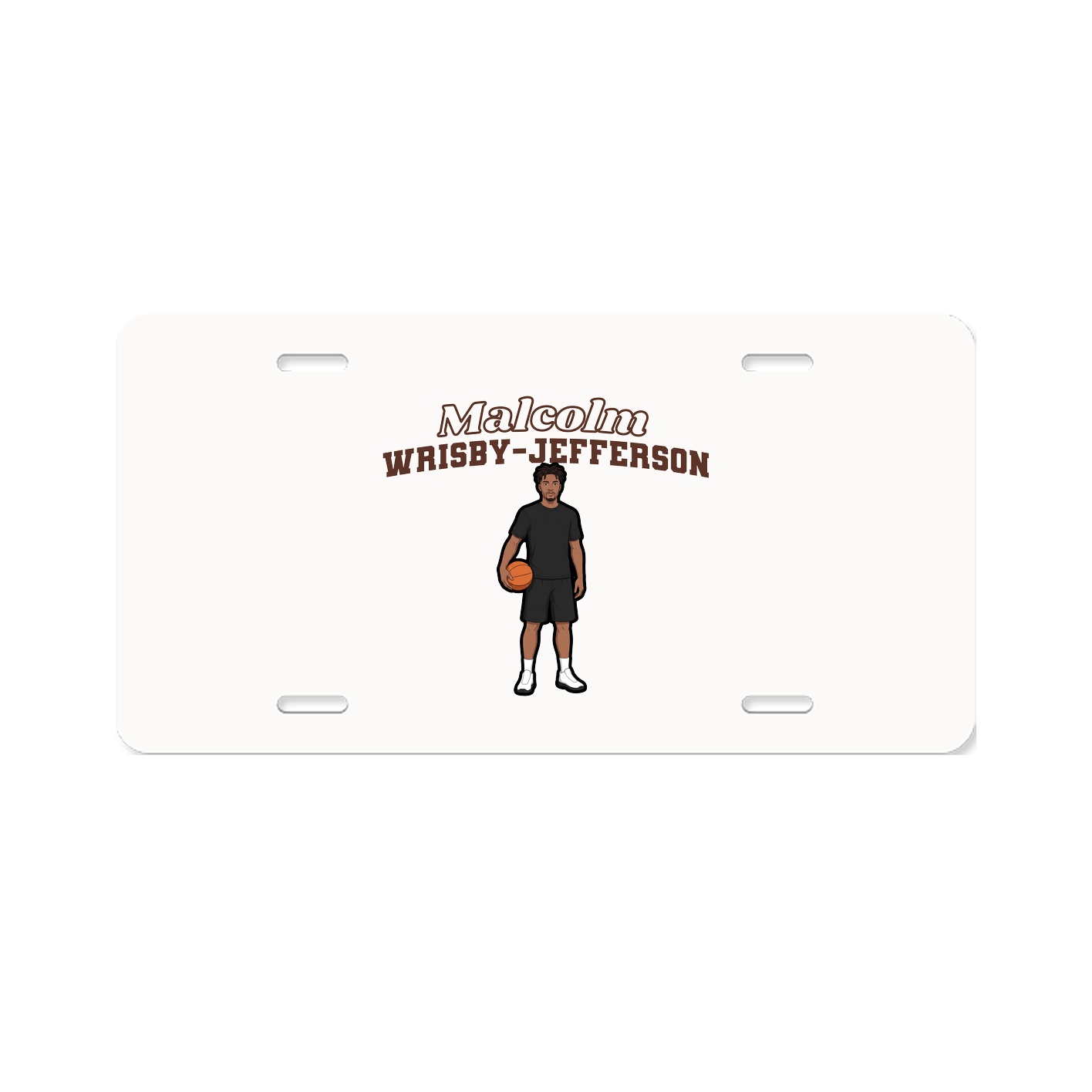 License Plate — Name Arch in Classic