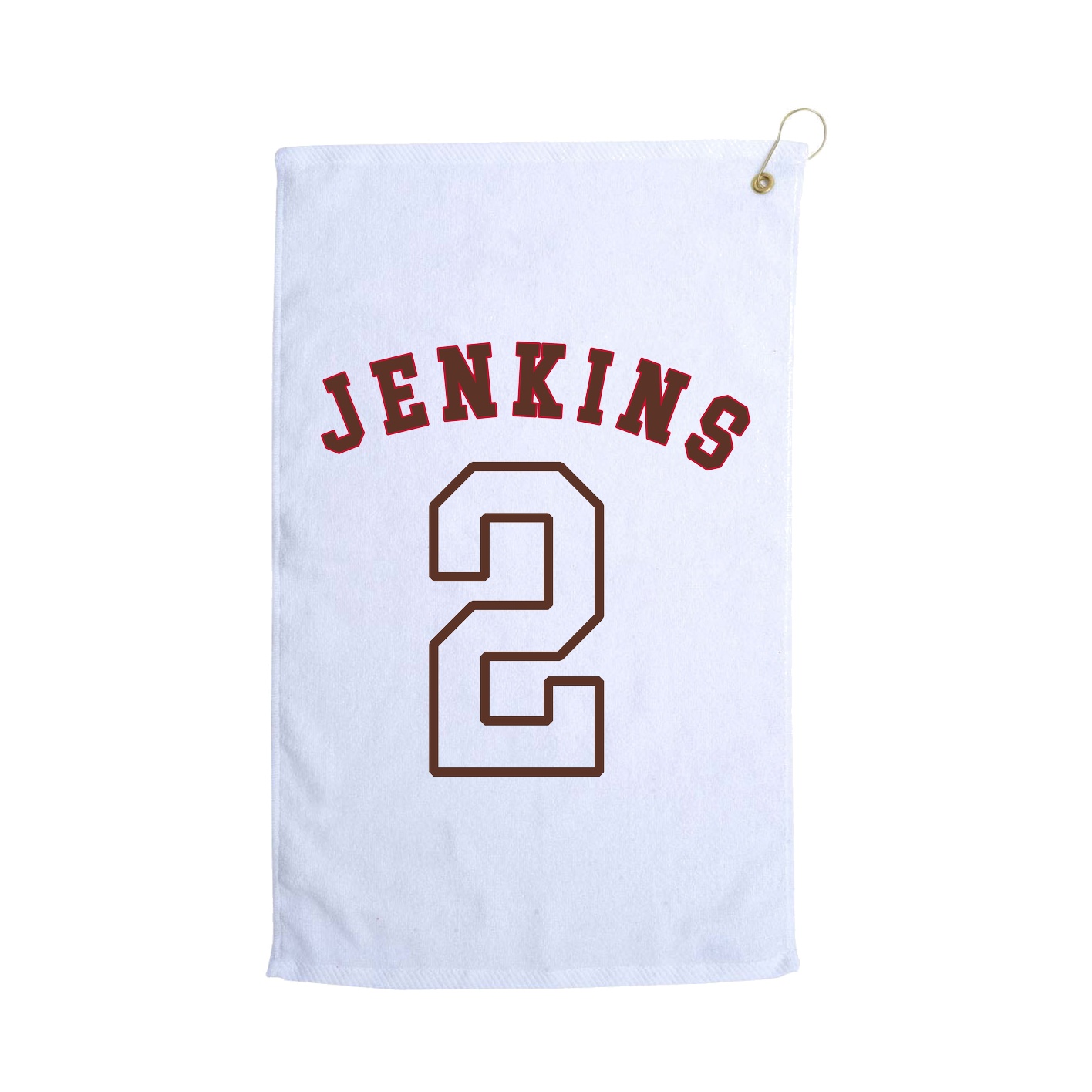 Golf Towel — Shirsey Arch in White