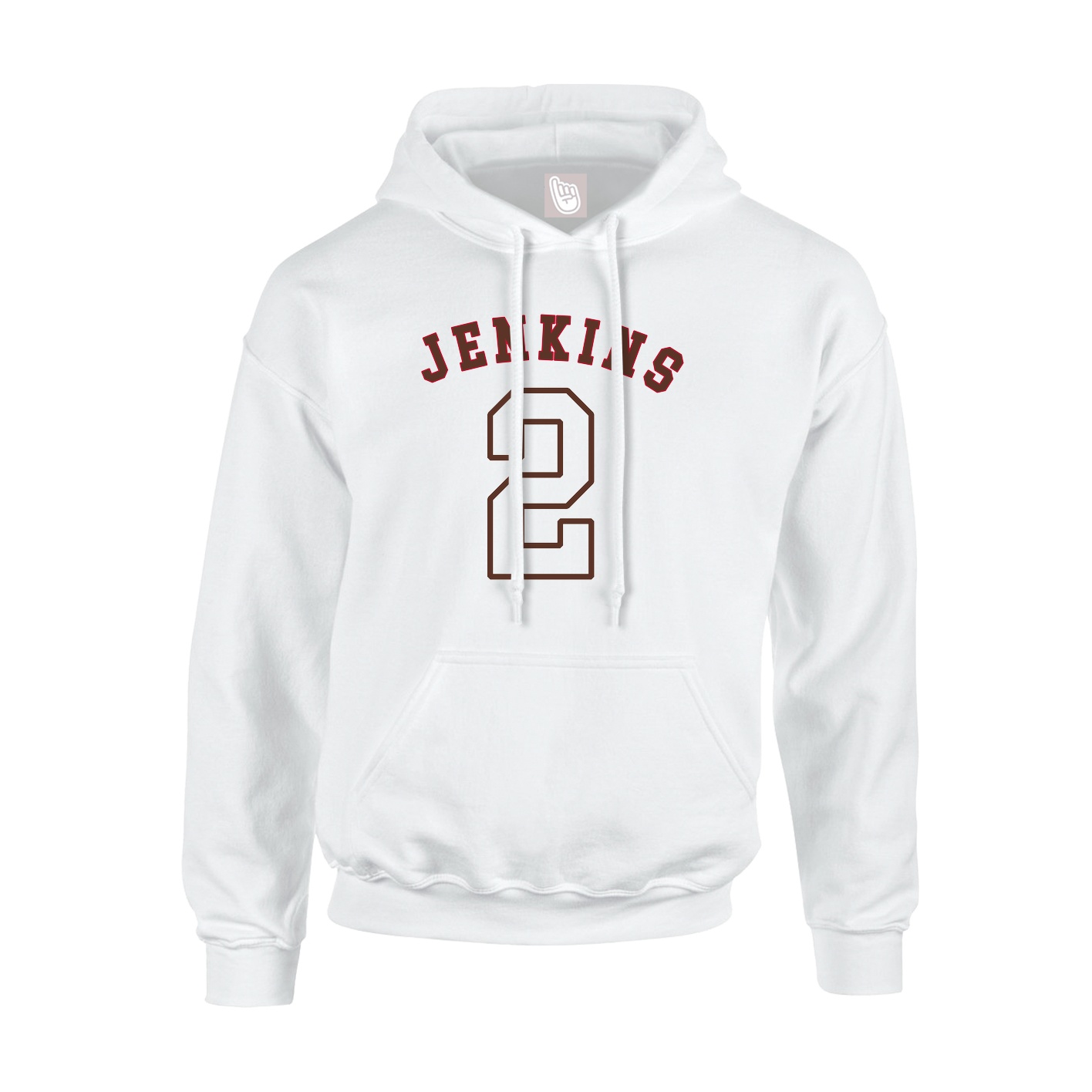 Youth Hoodie — Shirsey Arch in White