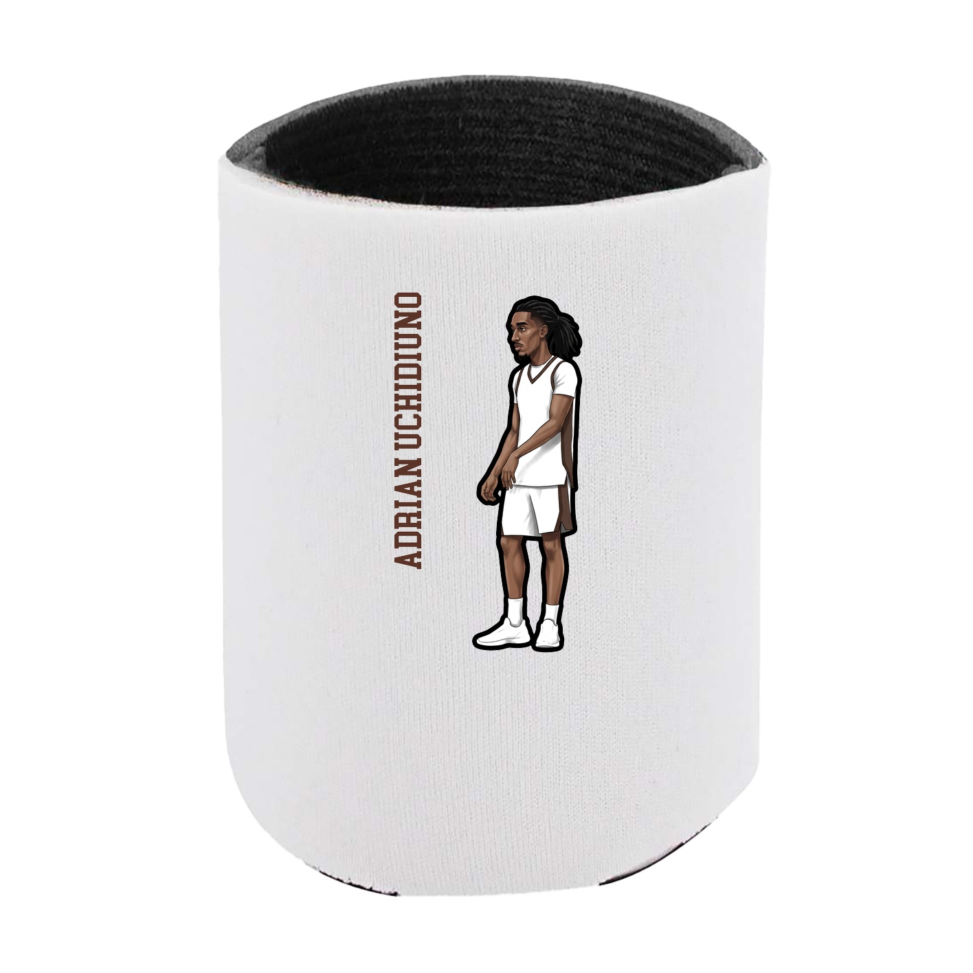 Can Holder — Name Vertical in White