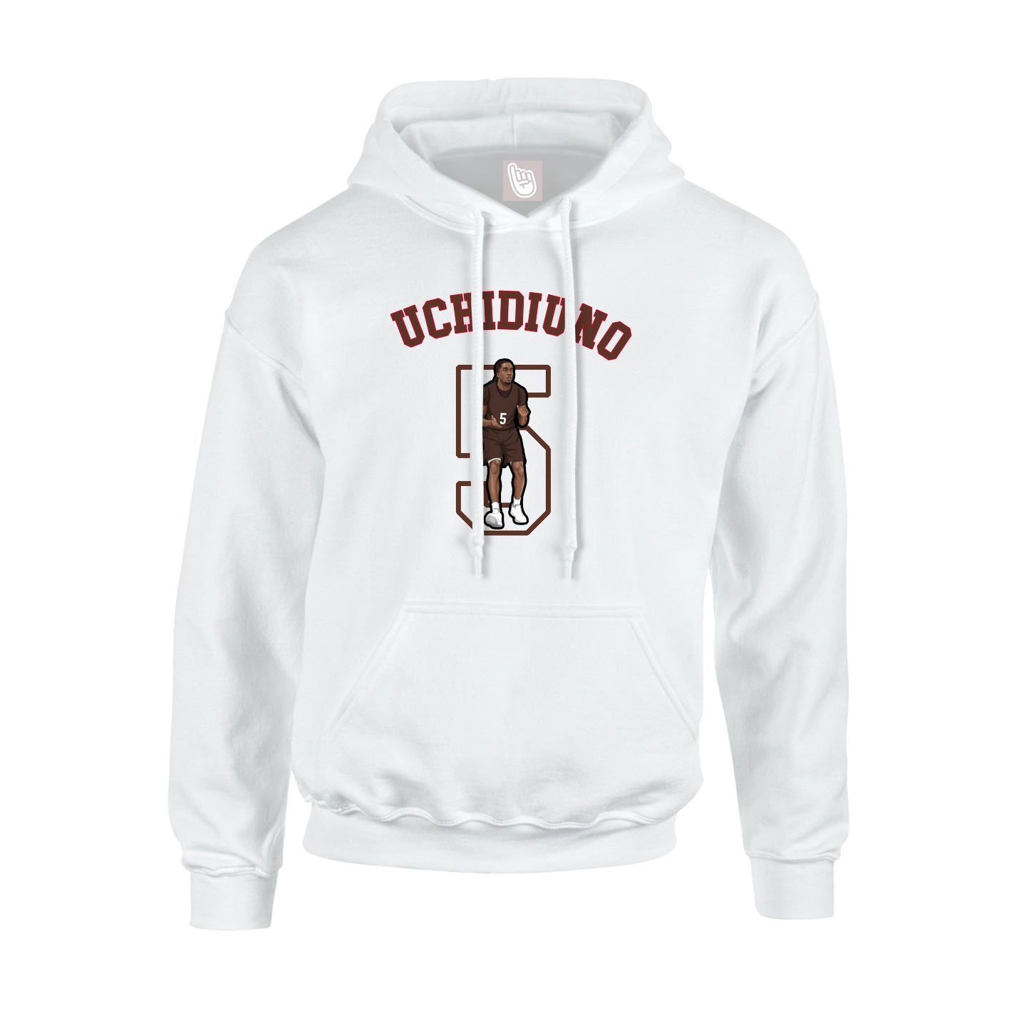Youth Hoodie — Shirsey Arch in White