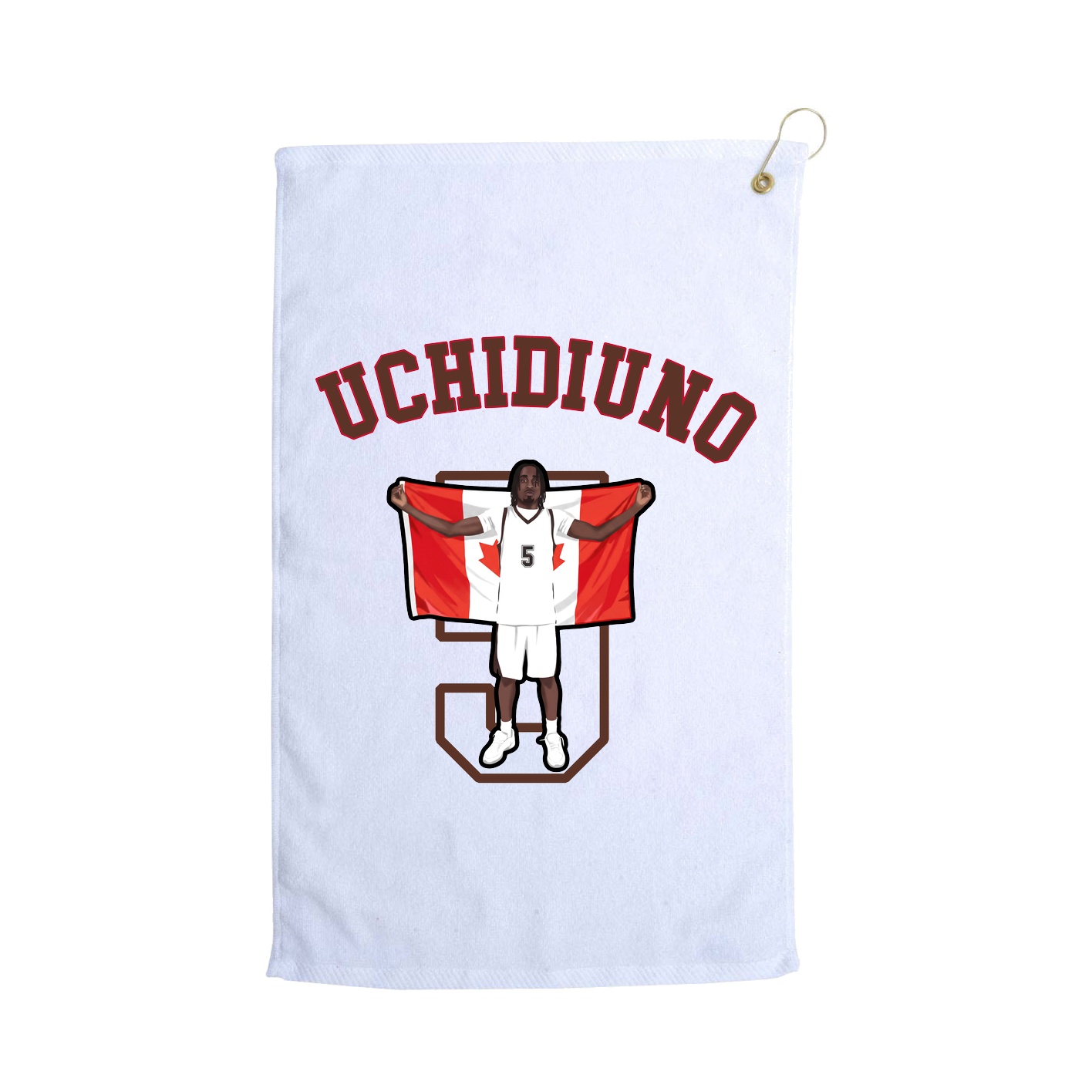 Golf Towel — Shirsey Arch in White