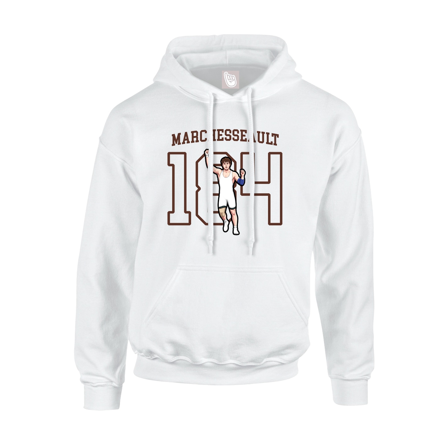Hoodie — Shirsey in White