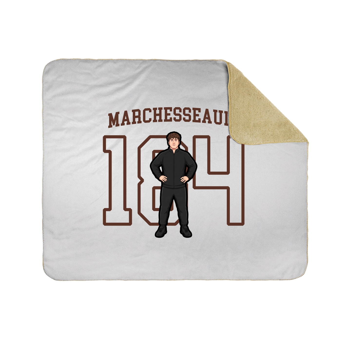 50x60 Sherpa Lined Throw Blanket