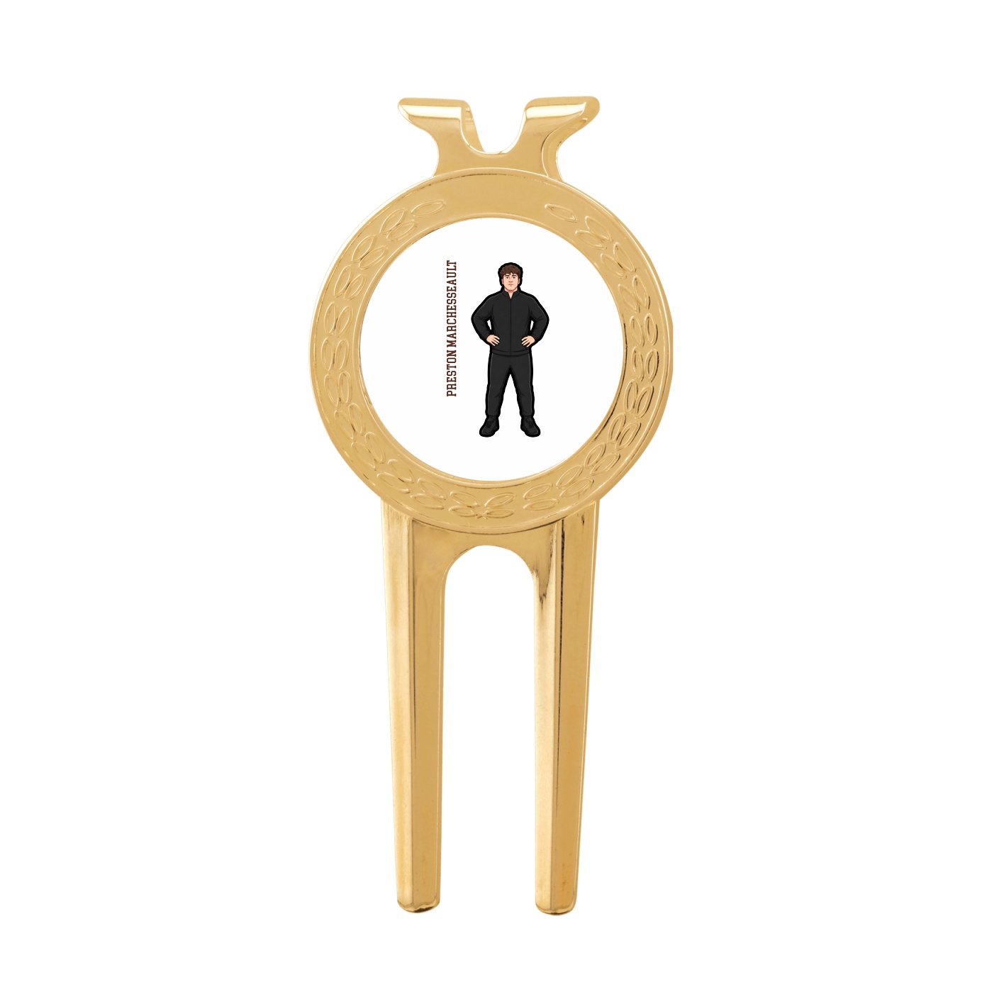 Divot Tool with Ball Marker — Name Vertical in Classic