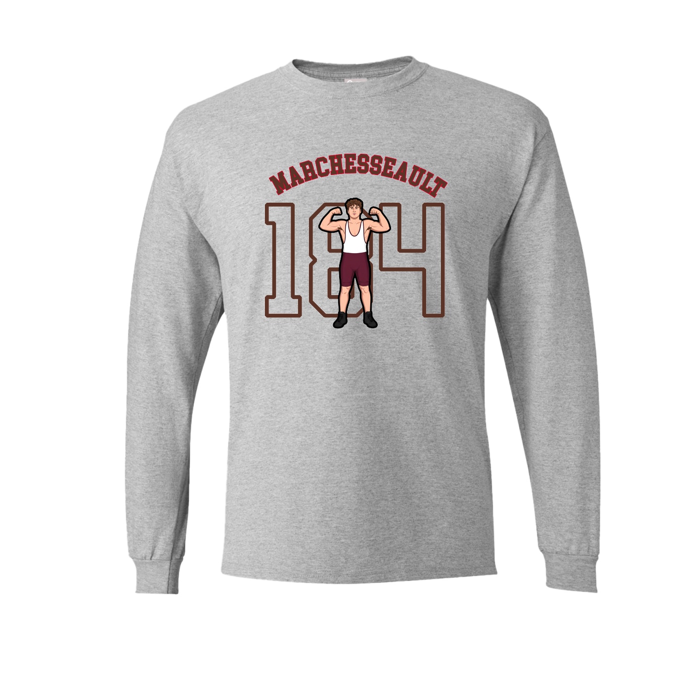 Long Sleeve Tee — Shirsey Arch in Grey