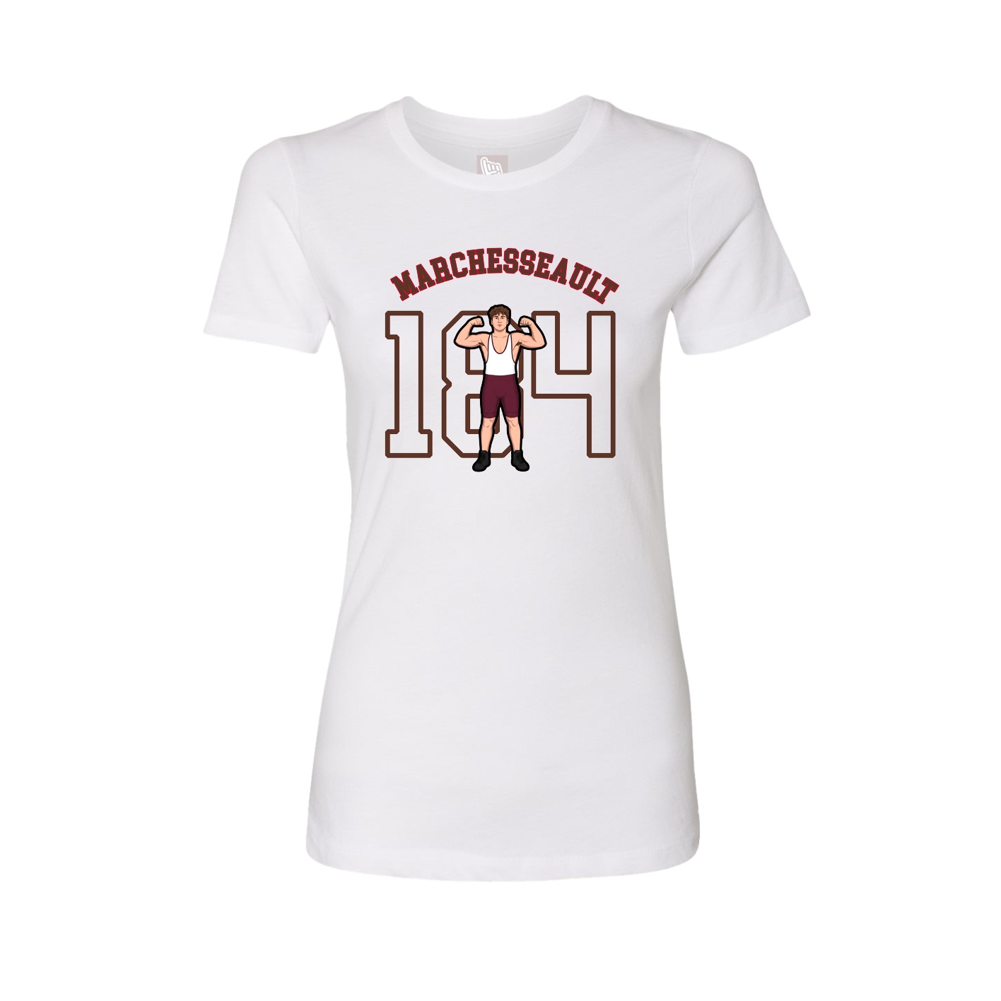 Womens Tee — Shirsey Arch in White