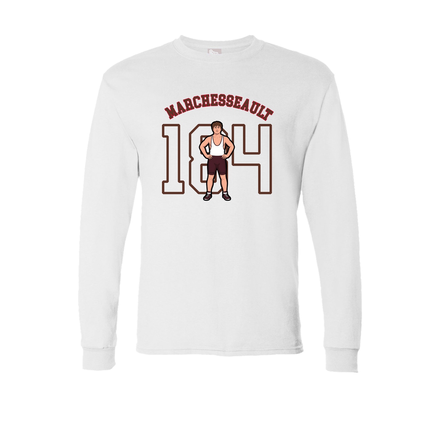 Long Sleeve Tee — Shirsey Arch in White