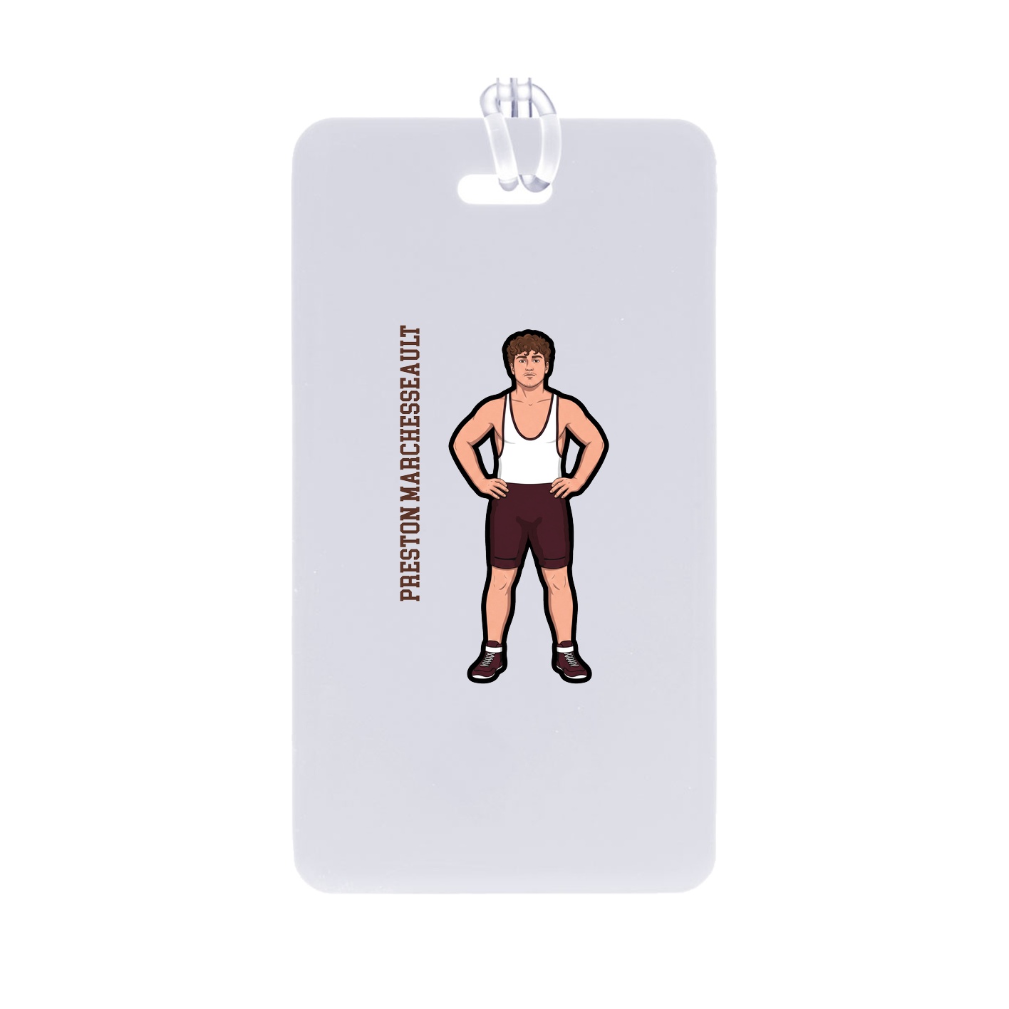 Bag Tag — Name Vertical in Classic