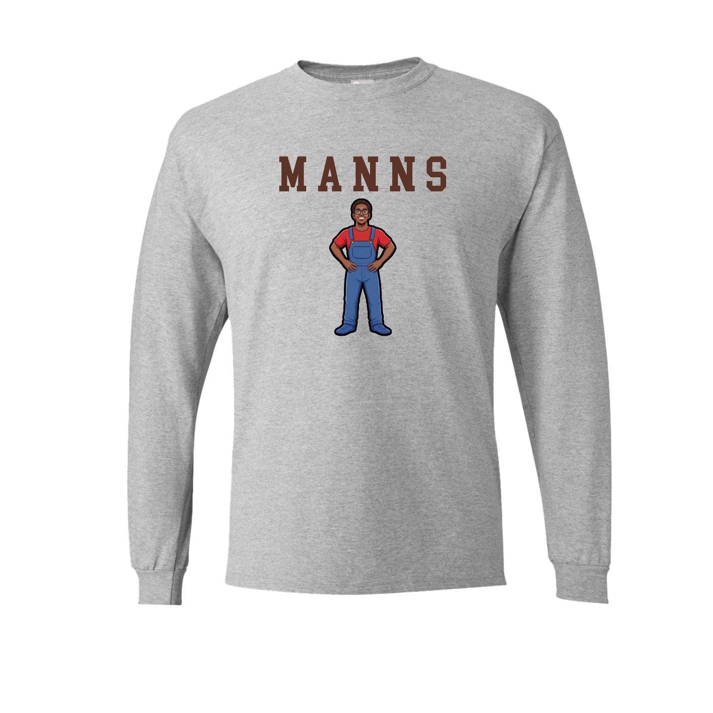 Long Sleeve Tee — Shirsey in Grey