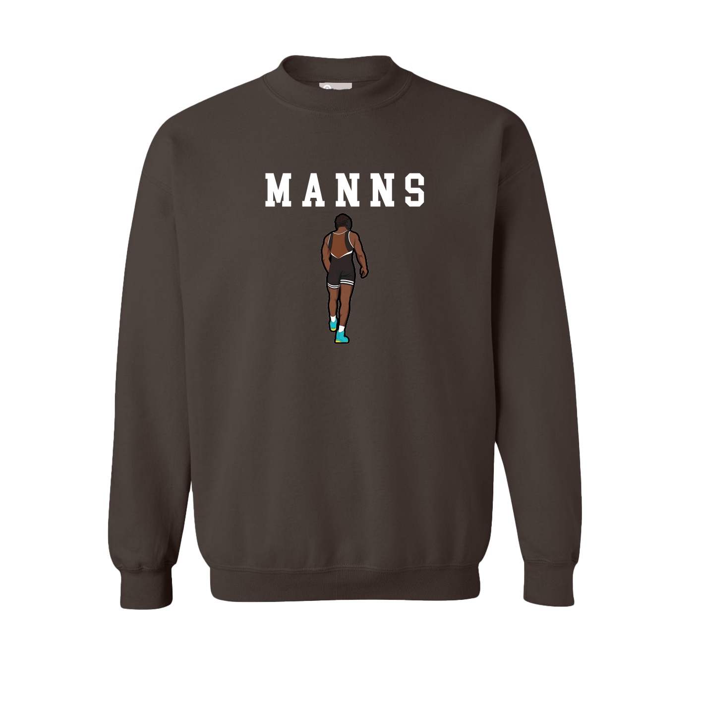 Fleece Crew — Shirsey in Brown