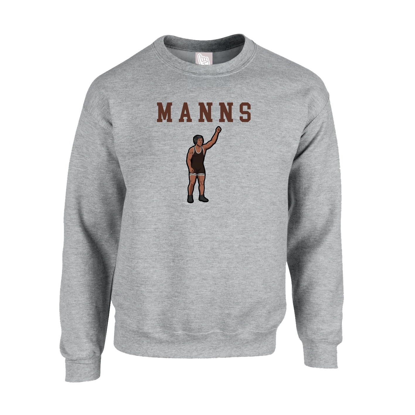 Fleece Crew — Shirsey in Grey