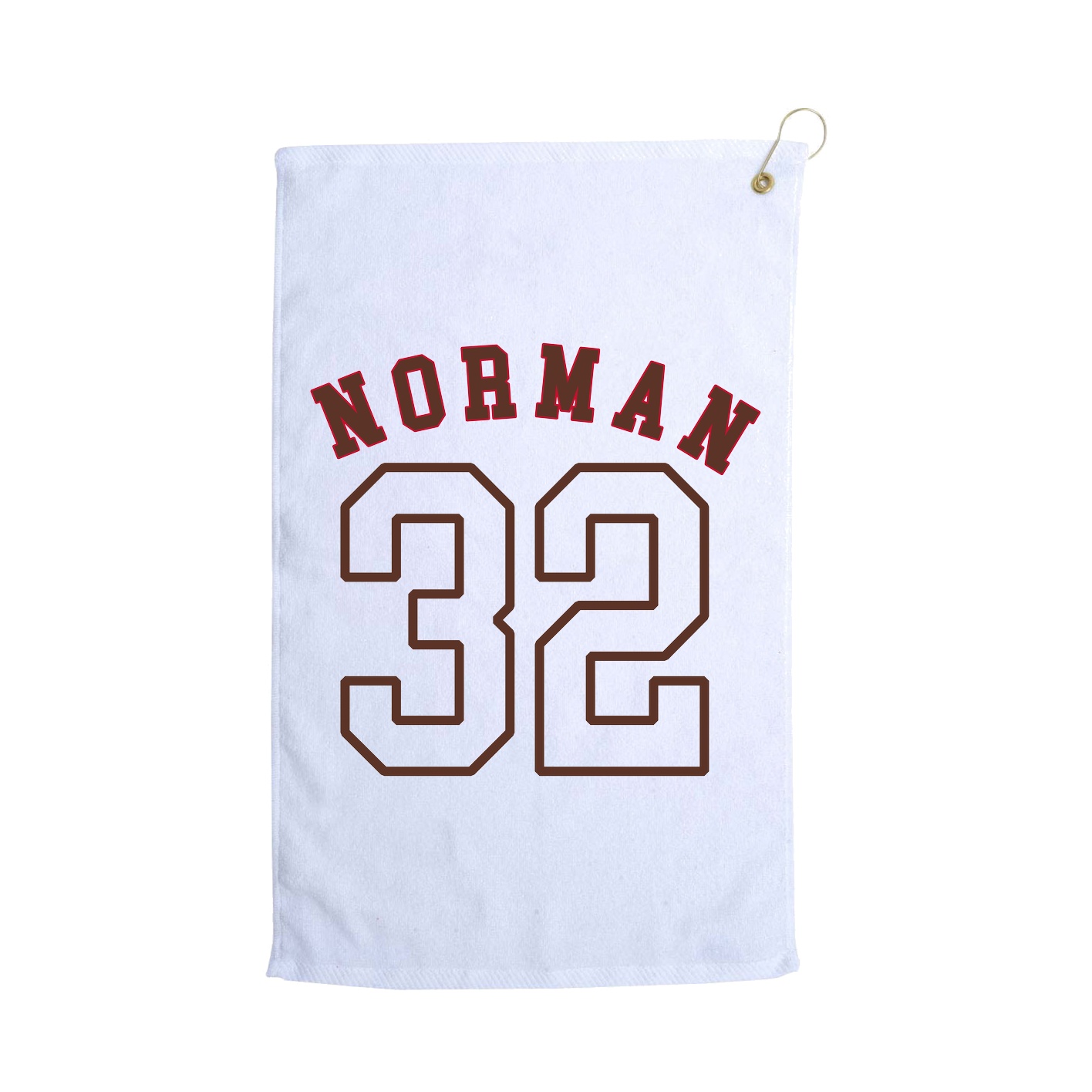 Golf Towel — Shirsey Arch in White
