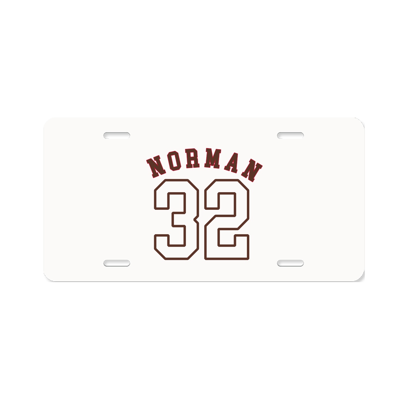 License Plate — Shirsey Arch in Classic