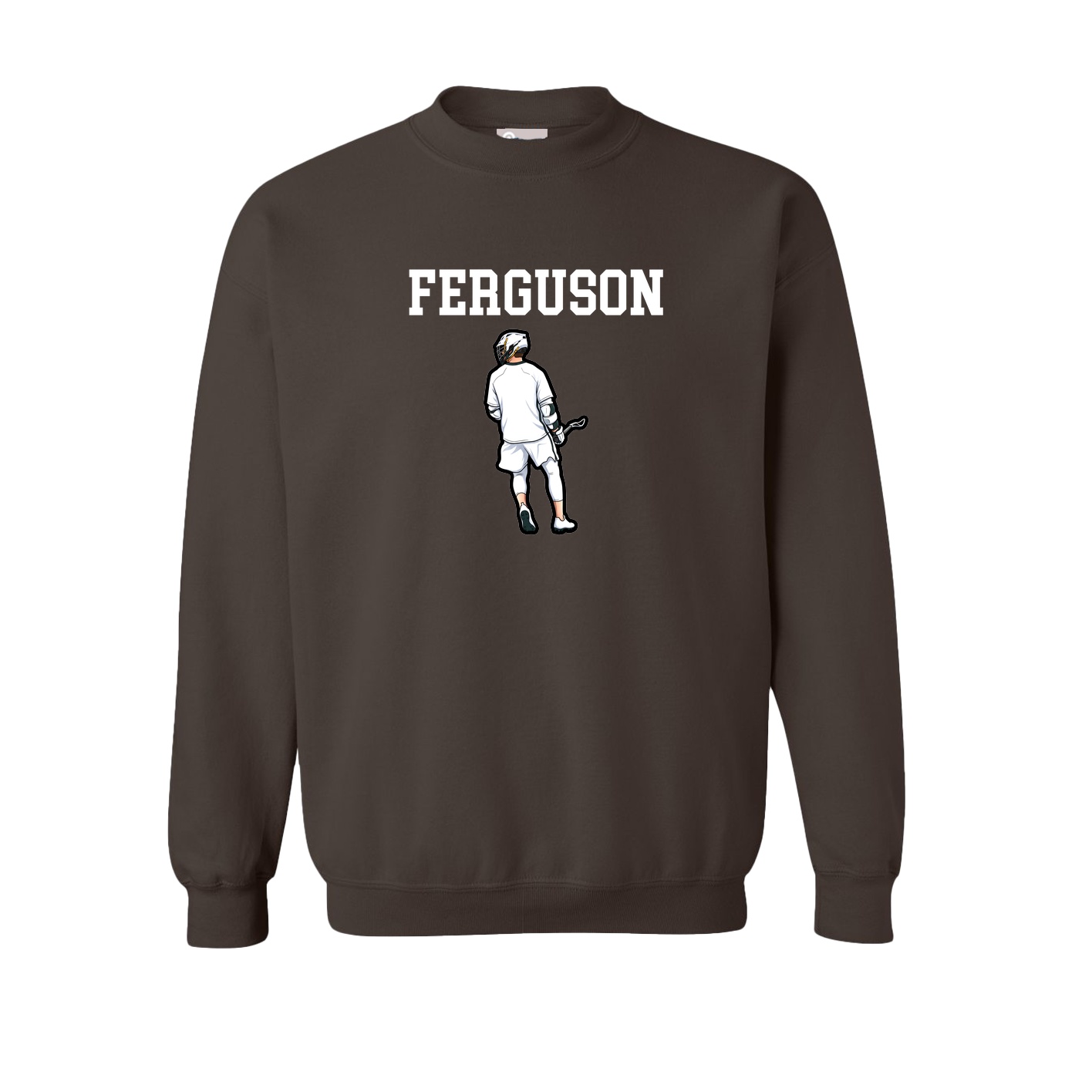 Fleece Crew — Shirsey in Brown