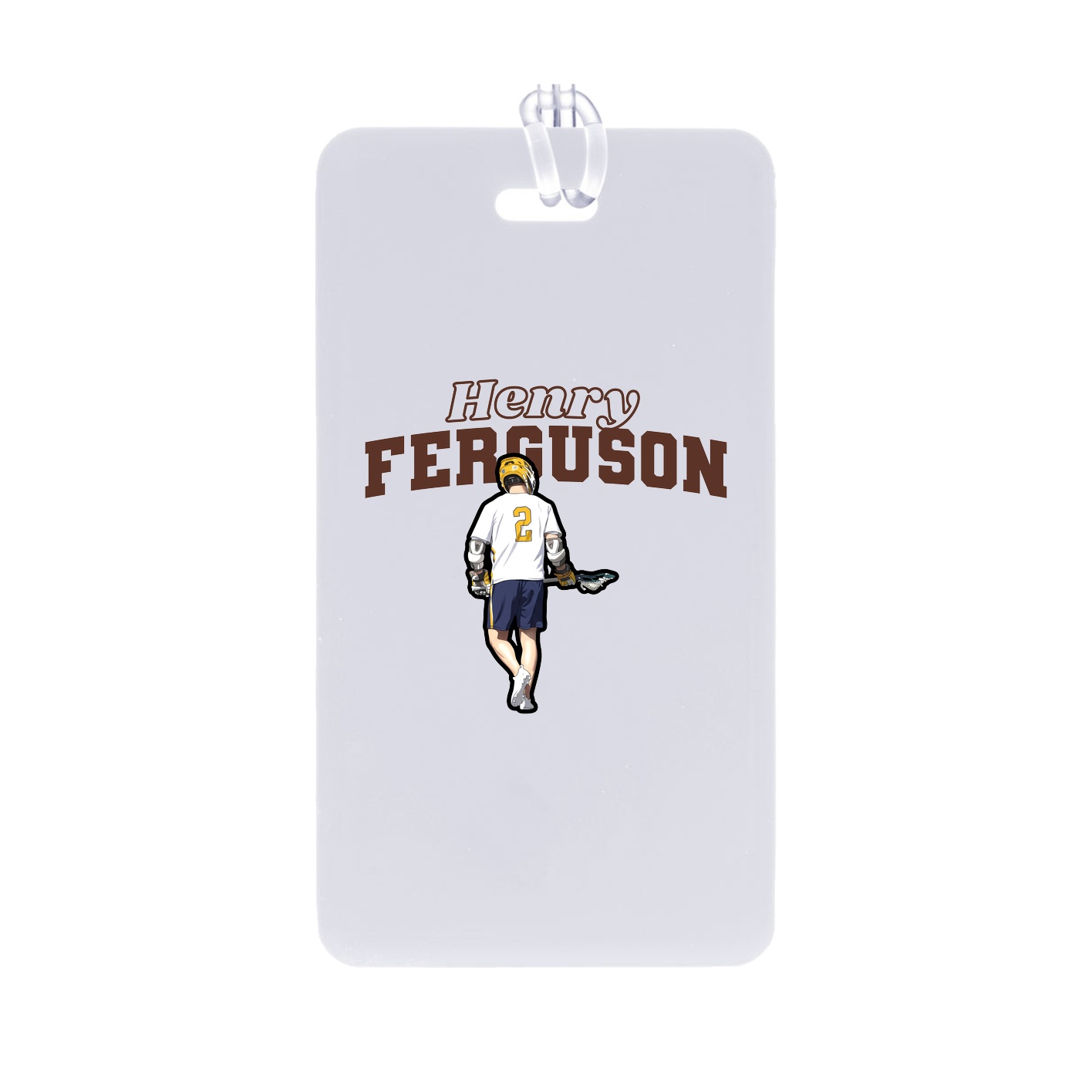 Bag Tag — Name Arch in Classic